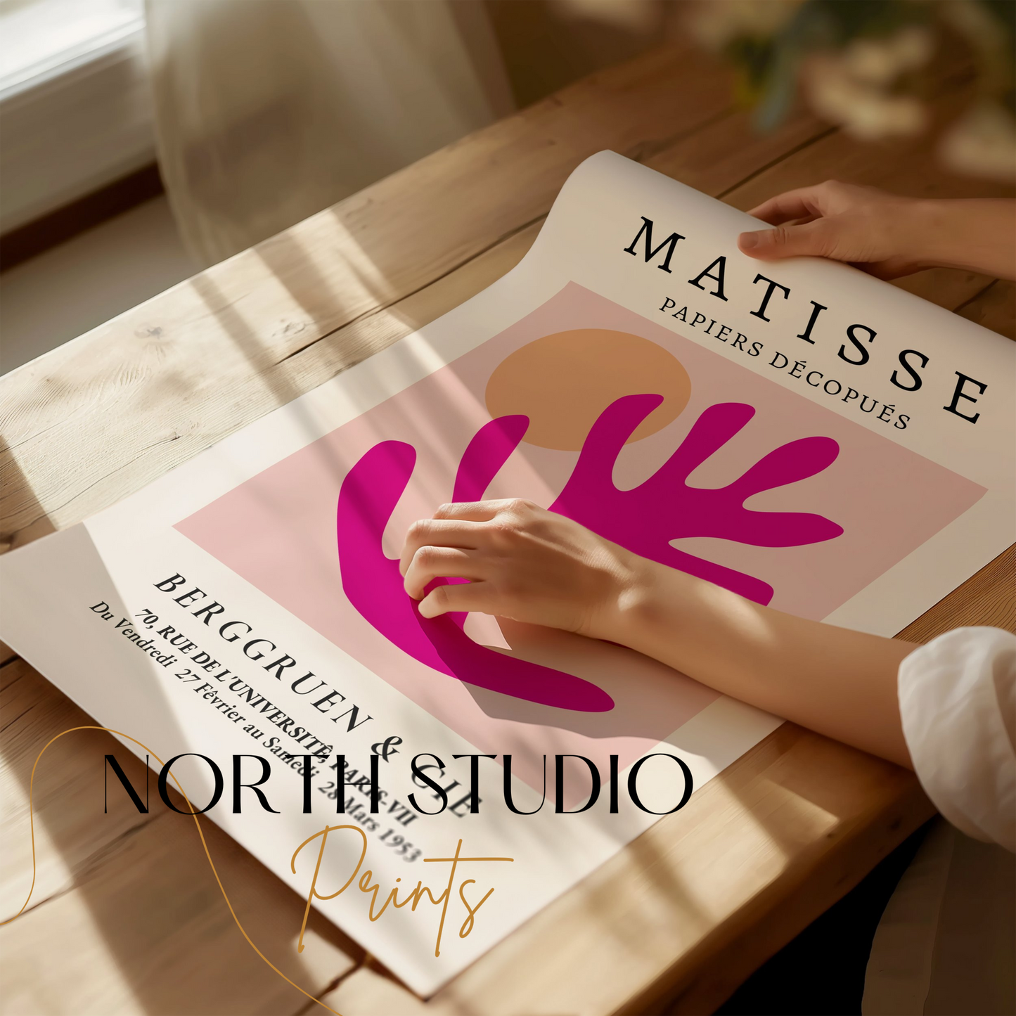 Premium Poster of Abstract Art Exhibition Matisse Papiers Découpés Posters