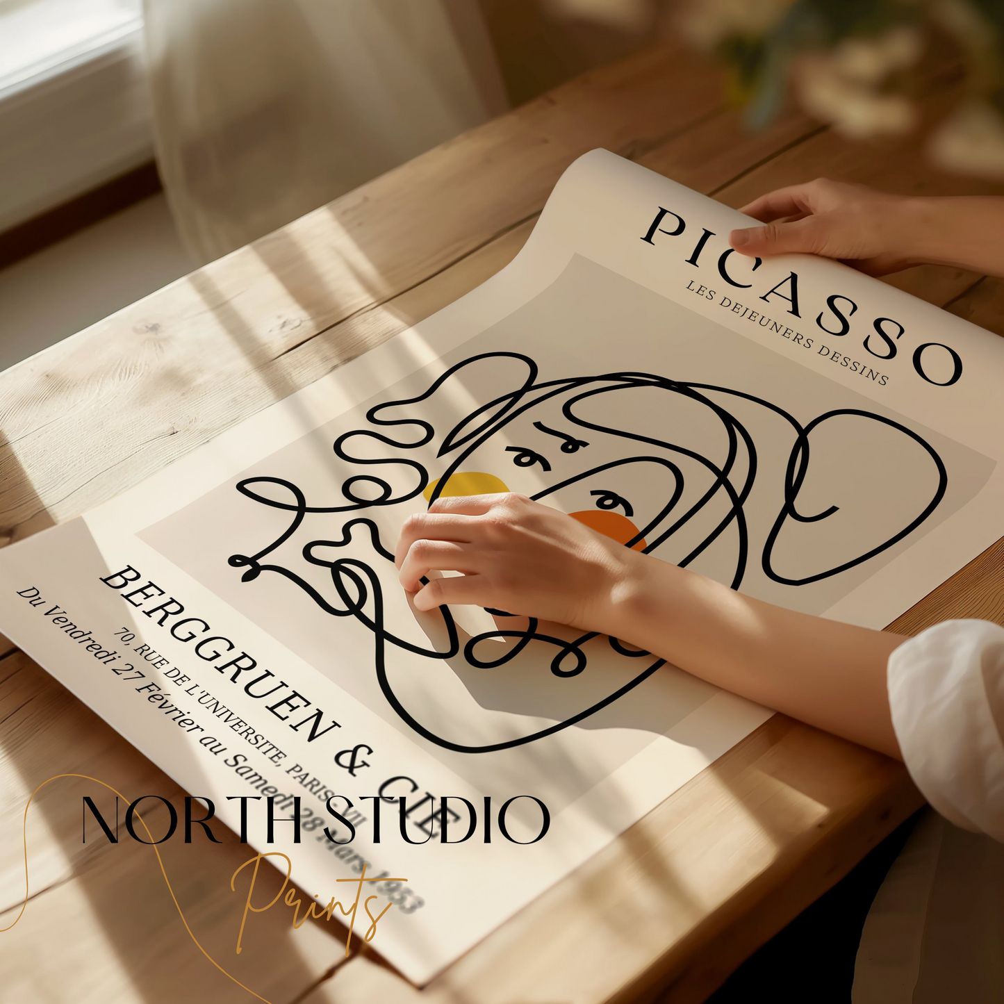Premium Poster of Abstract Picasso Art Exhibition Posters