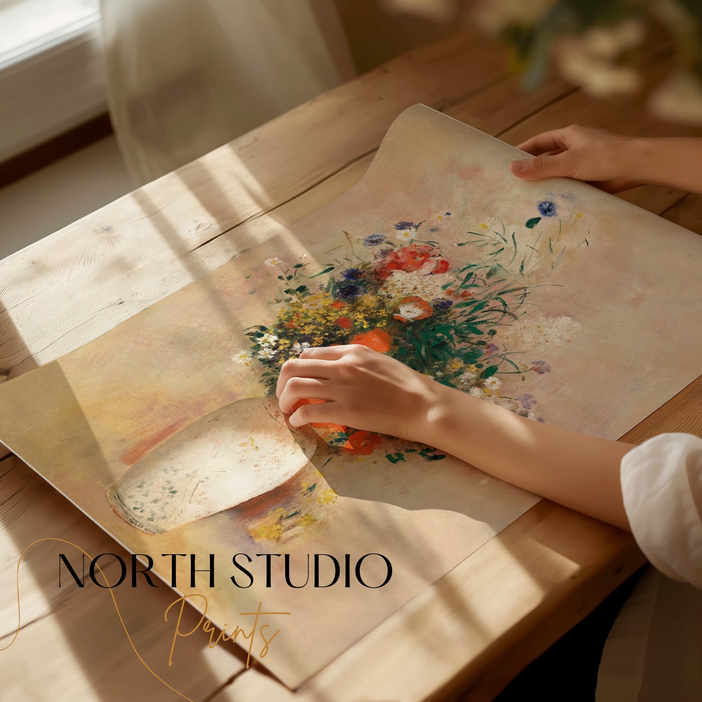 Premium Poster of Beautiful Bouquet in Vase Stunning Artistic Wall Decor Posters