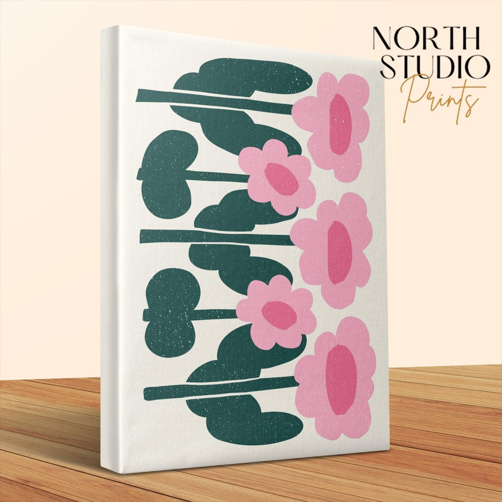 Premium Poster of Beautiful Floral Artwork for Vibrant Homes Canvas Wraps