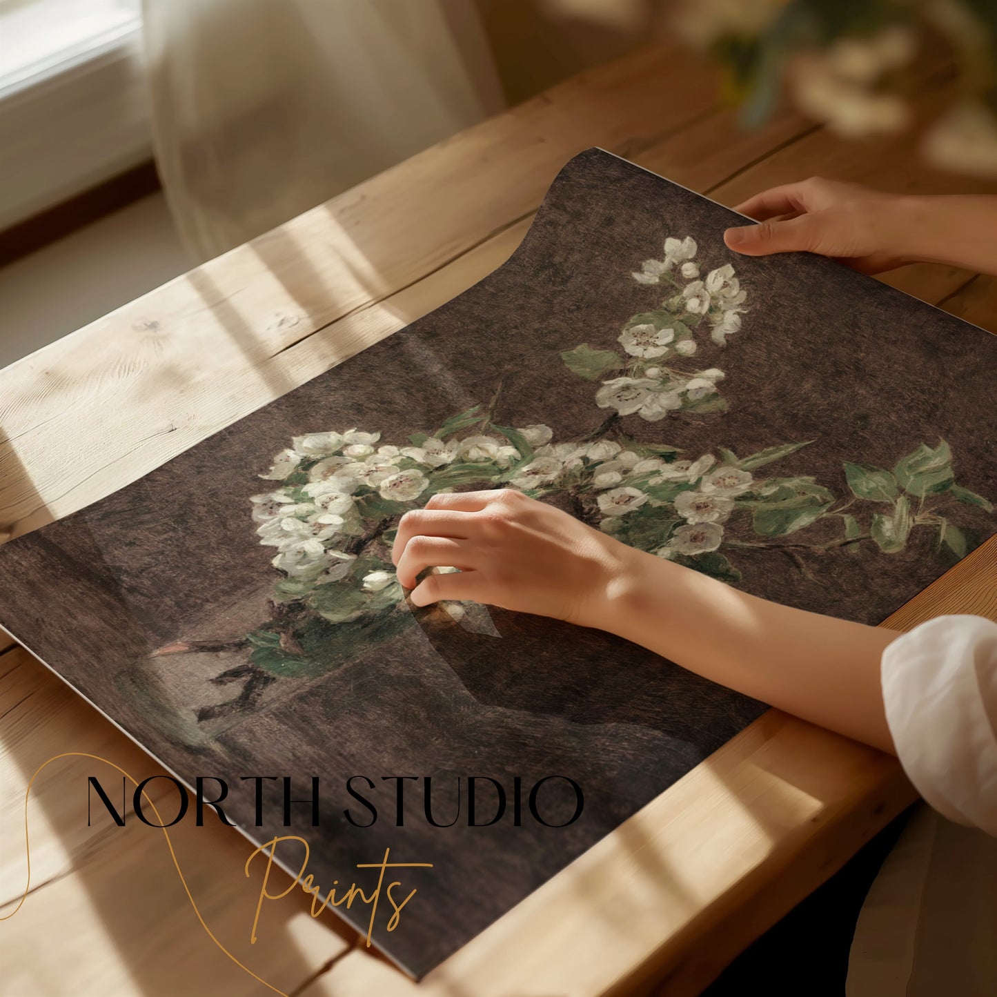 Premium Poster of Beautiful Illustration of Blossoming Flowers Posters