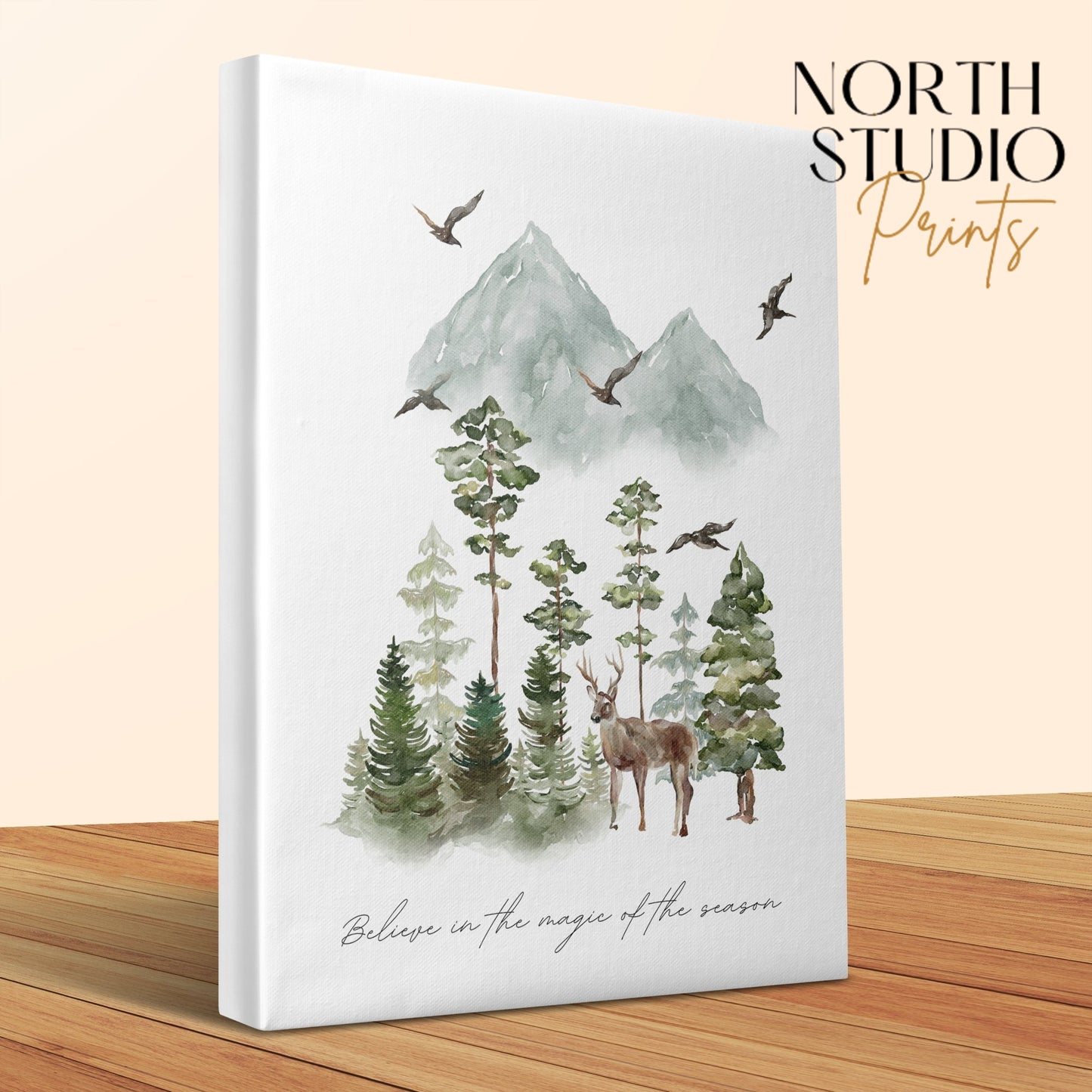 Premium Poster of Believe in the Magic of the Season Canvas Wraps
