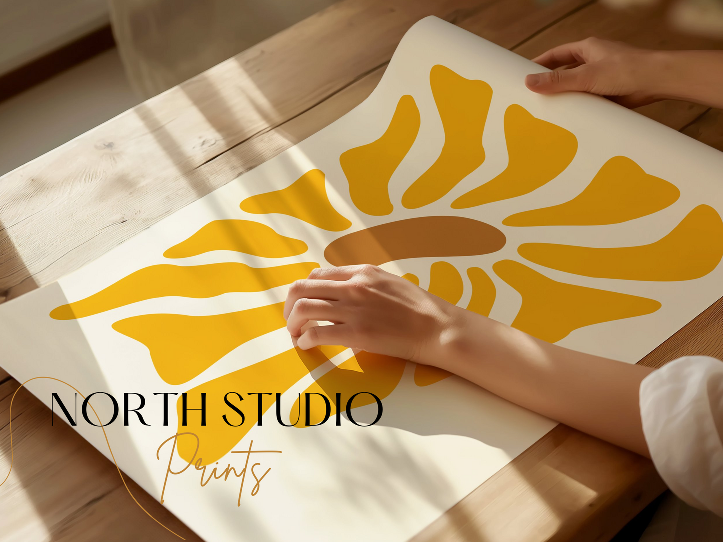 Premium Poster of Bright Abstract Shape Modern Art Design Posters