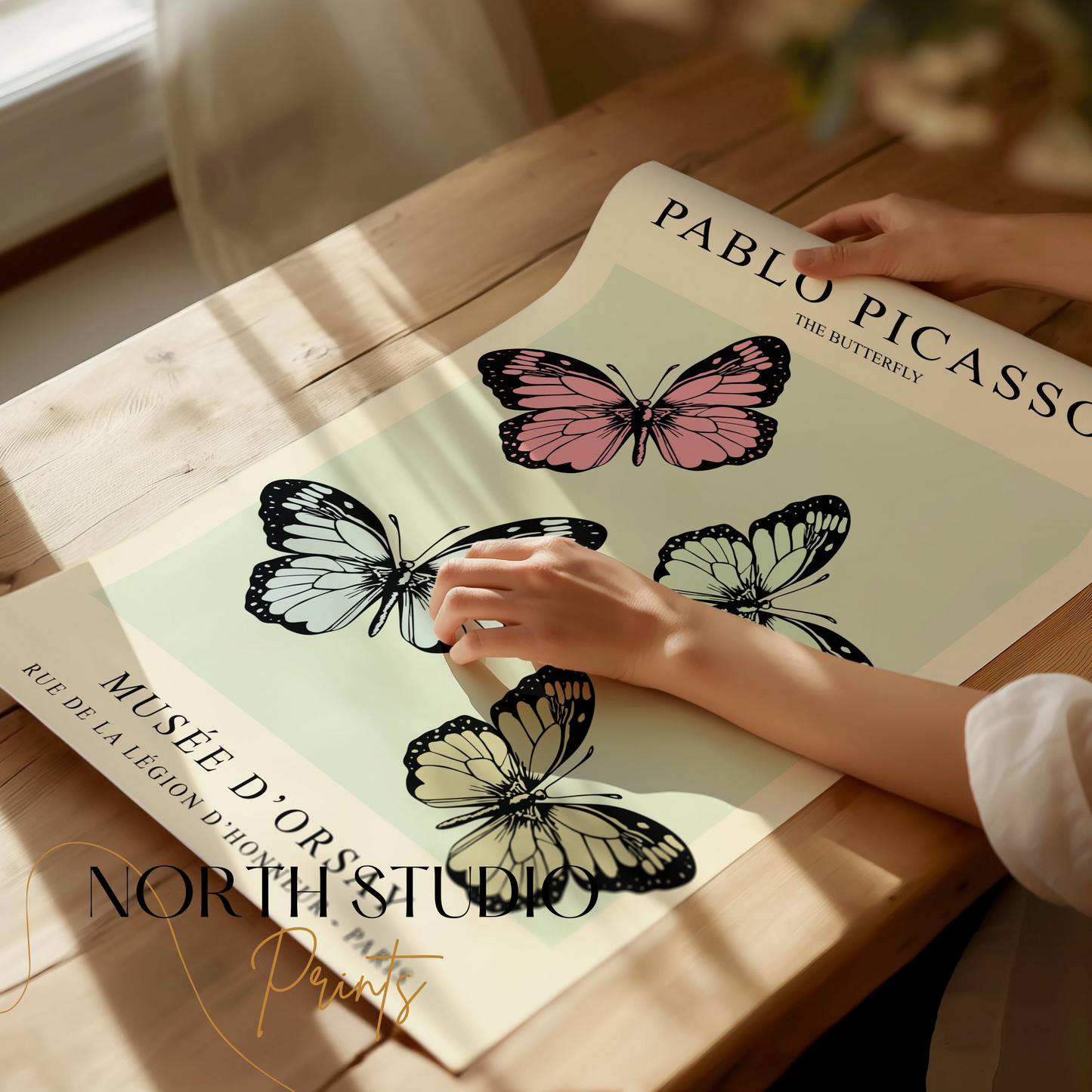 Premium Poster of Butterfly Art by Pablo Picasso Posters