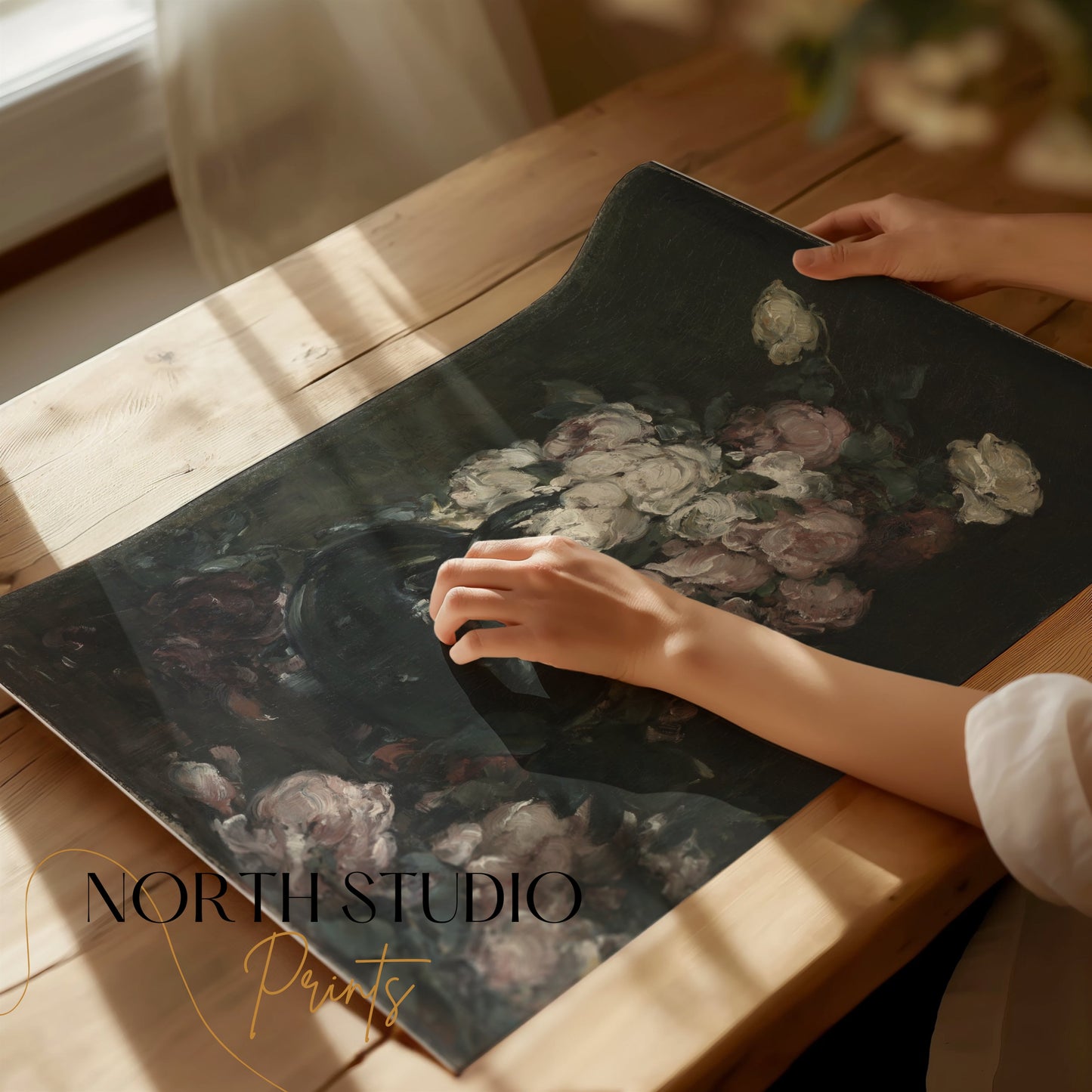Premium Poster of Classic Floral Still Life Painting Art Print Posters