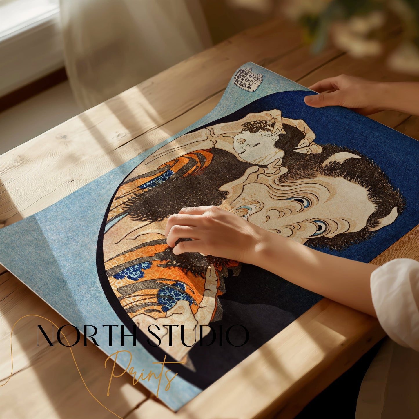 Premium Poster of Classic Japanese Art Inspired Avant Garde Style Posters