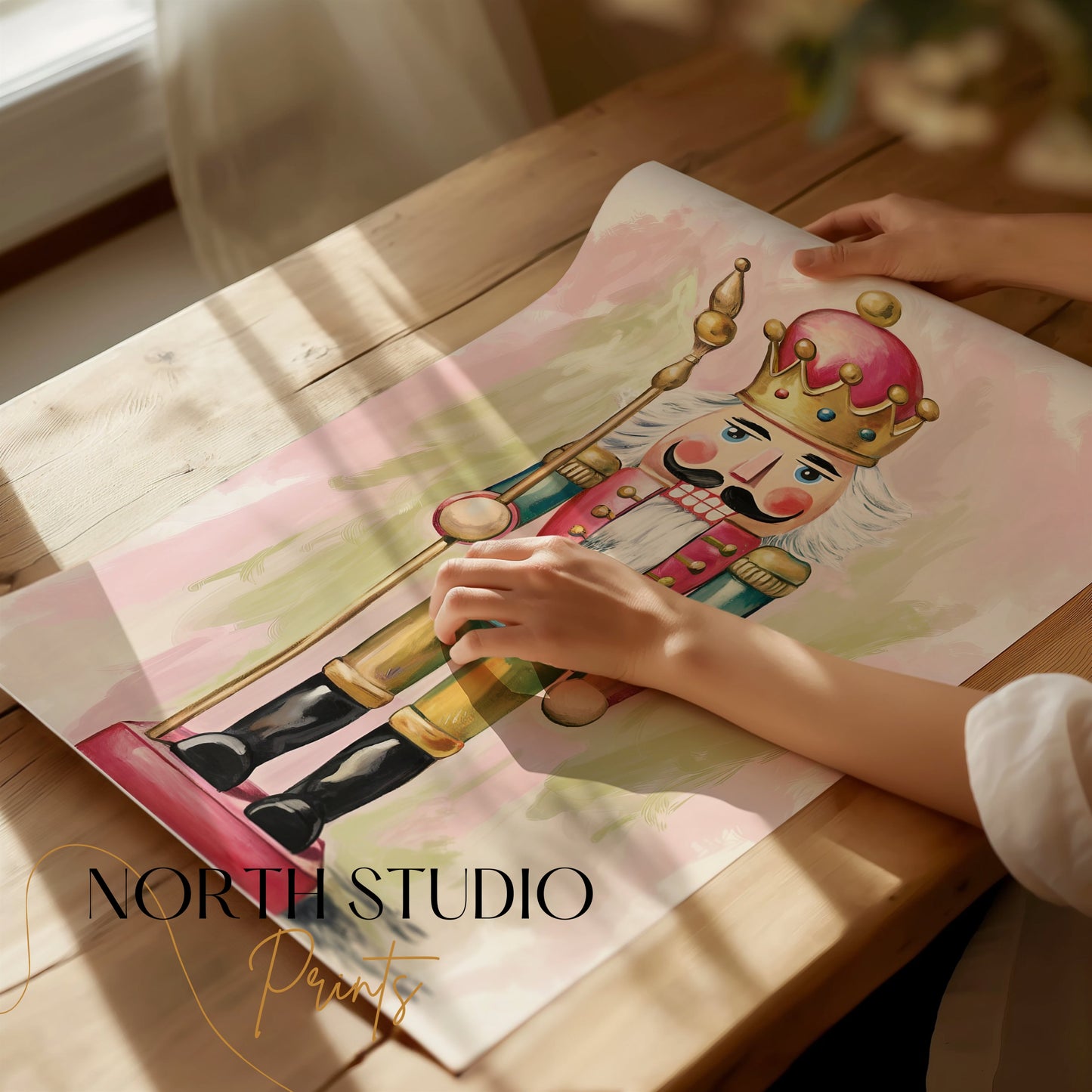 Premium Poster of Classic Nutcracker King in Colorful Attire Posters