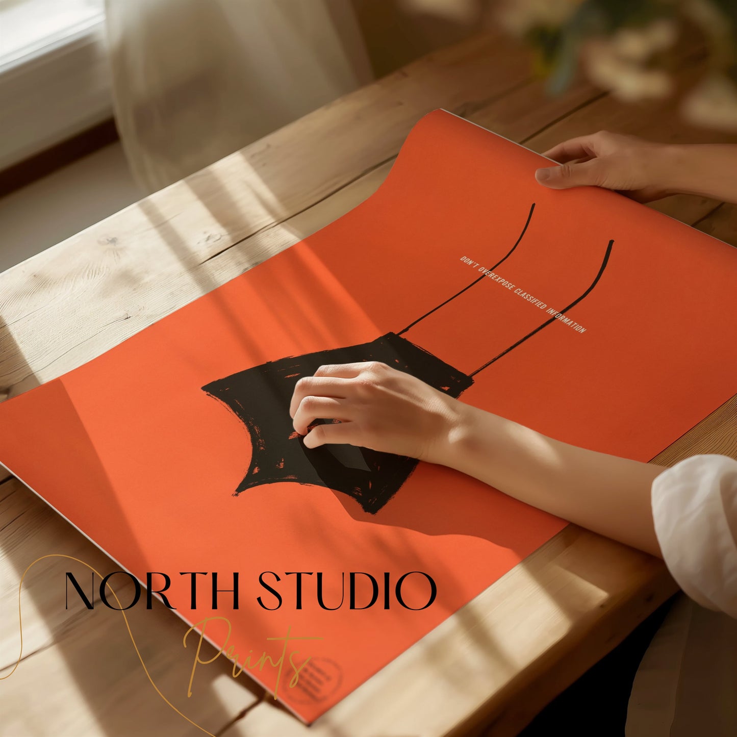 Premium Poster of Classified Information Illustration Posters