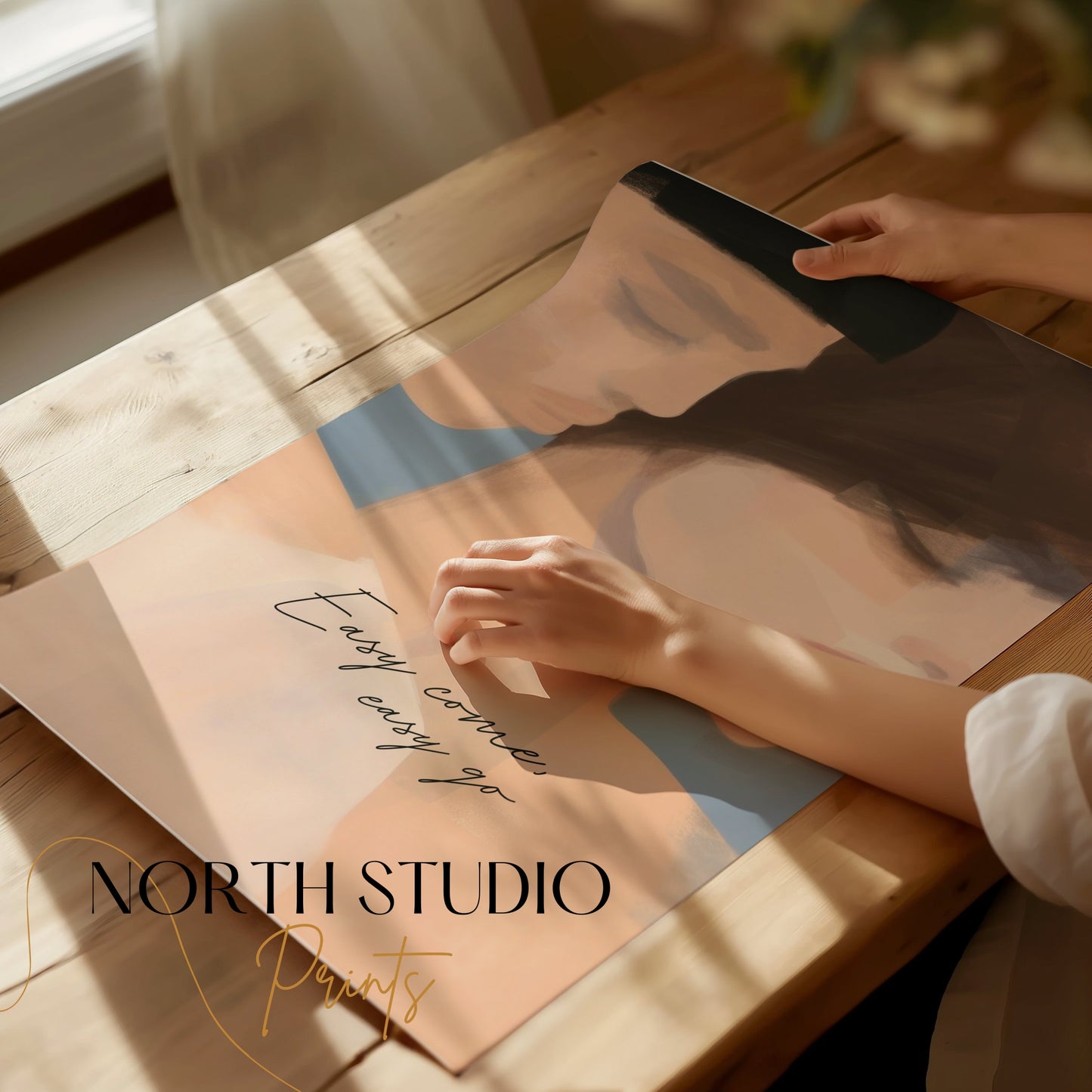 Premium Poster of Easy Come Easy Go Faceless Couple Art Posters