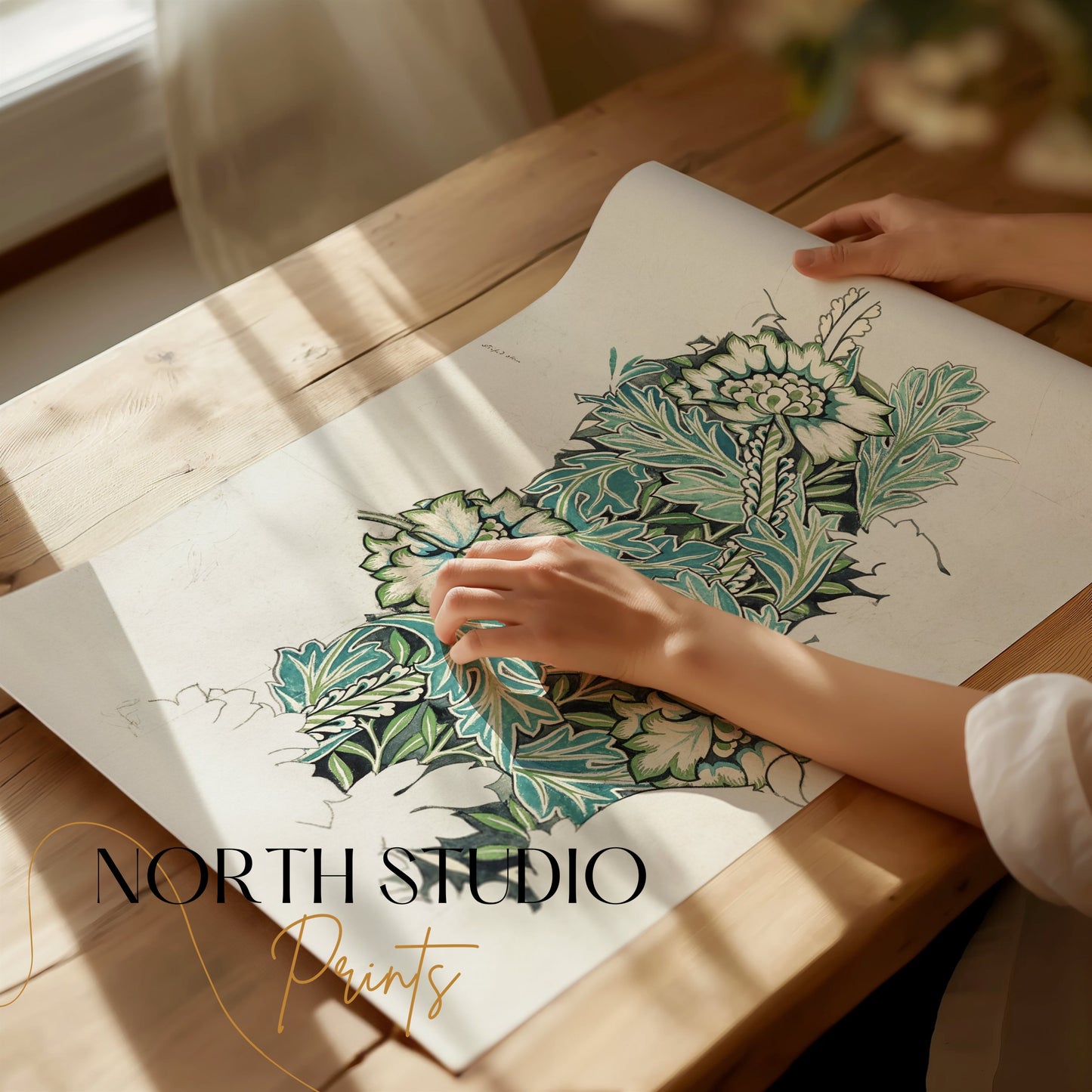 Premium Poster of Elegant Floral Botanical Art Design Posters