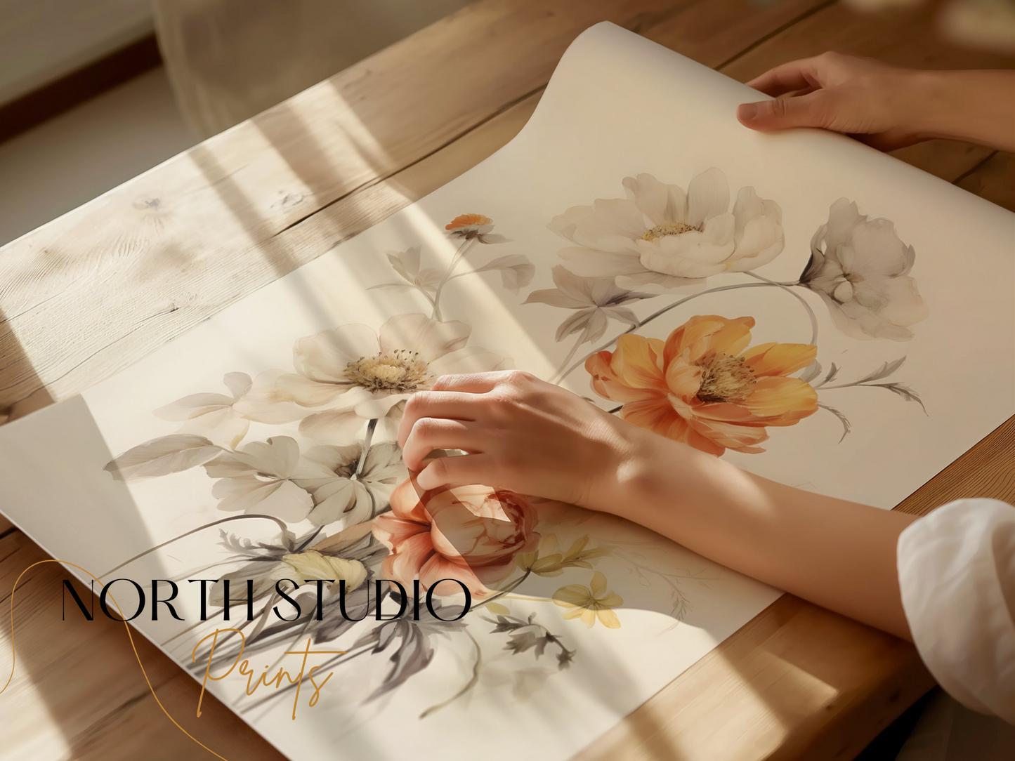 Premium Poster of Elegant Floral Bouquet Illustration Art Print Posters