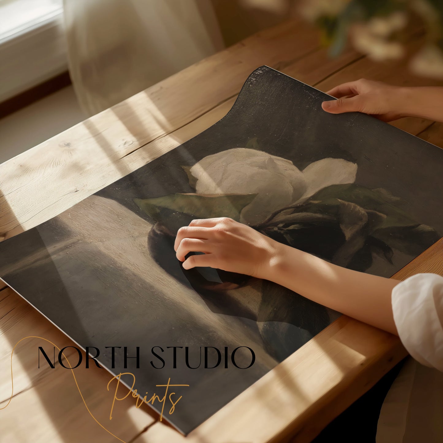 Premium Poster of Elegant Floral Still Life Painting Art Print Posters