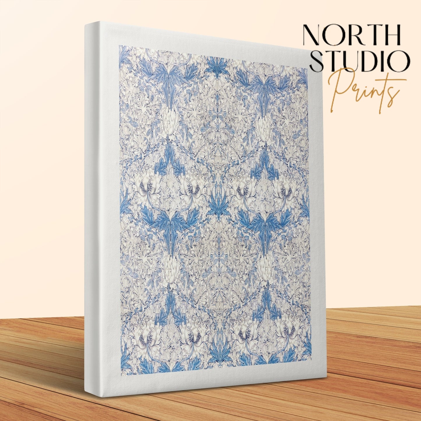 Premium Poster of Elegant William Morris Art Nouveau Floral Canvas Wraps