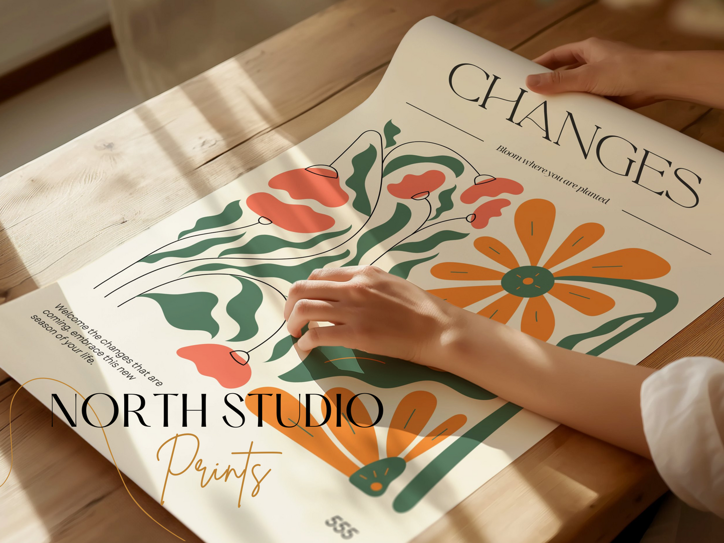 Premium Poster of Embrace New Season With Changes Inspirational Posters