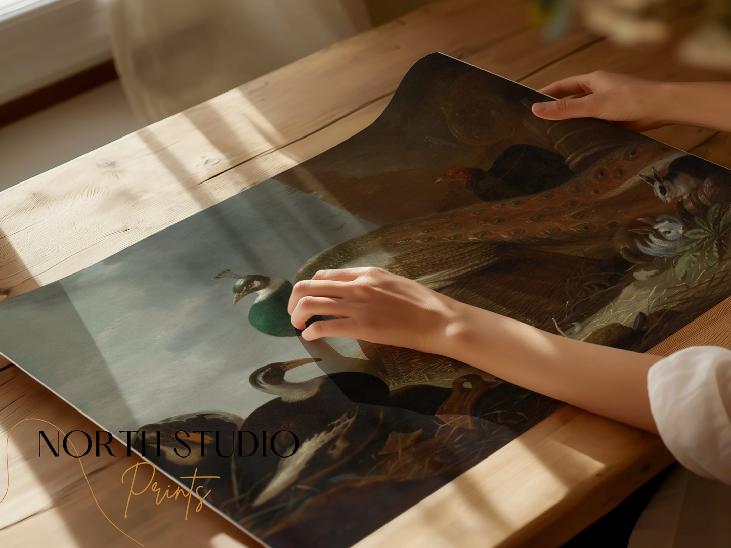 Premium Poster of Exquisite Art with Birds and Animals Posters