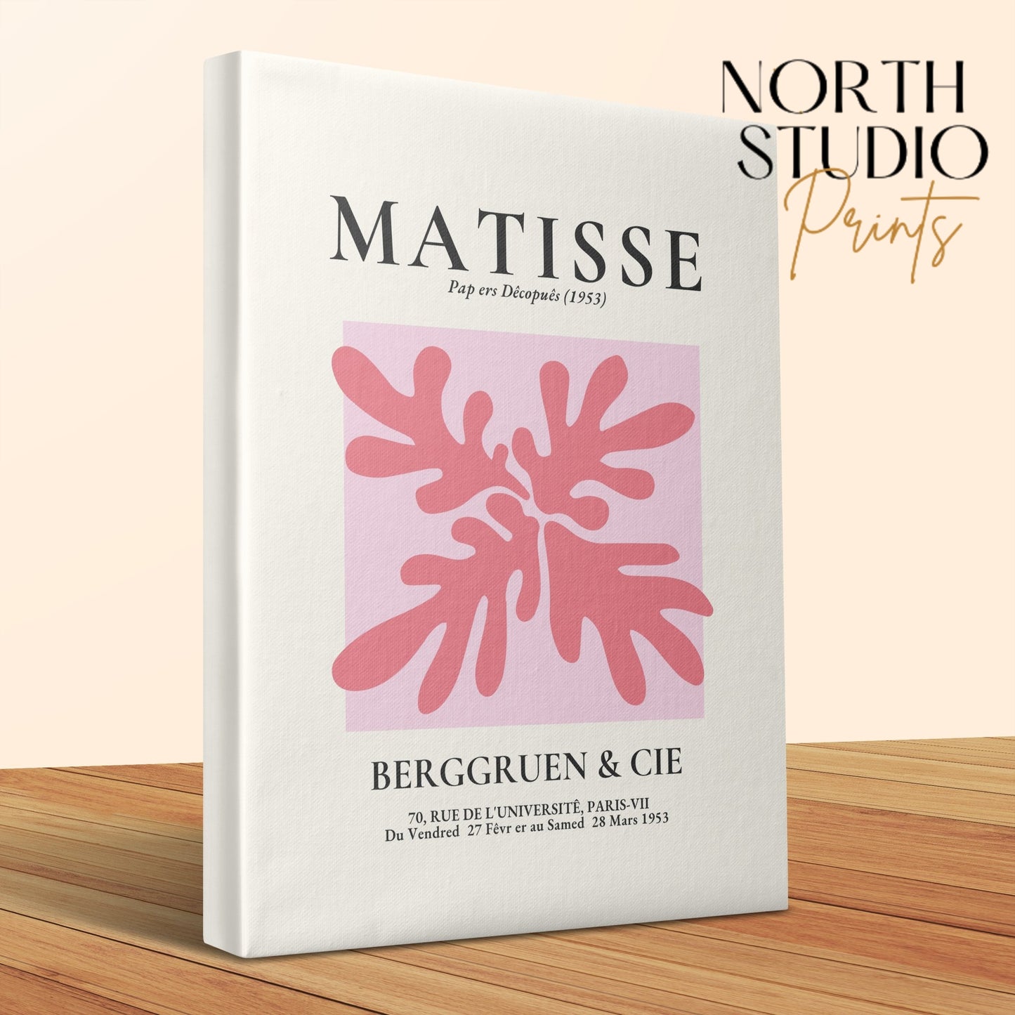 Premium Poster of Henri Matisse Art Exhibition Poster Canvas Wraps