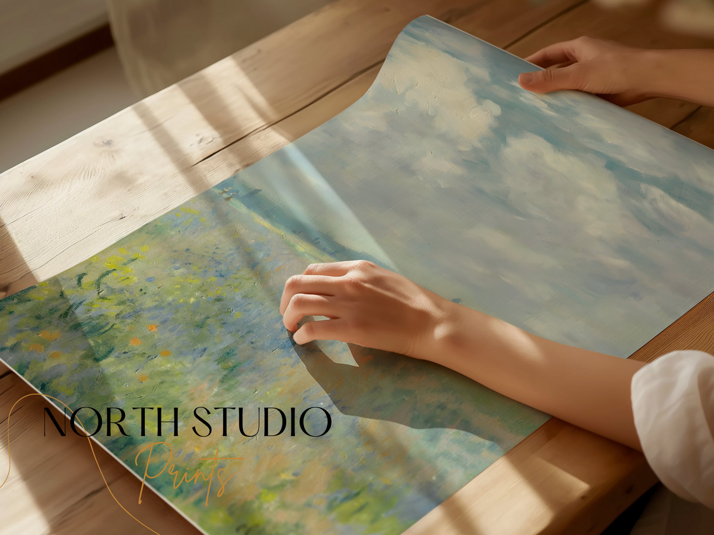 Premium Poster of Impressionist Landscape Art Print Premium Quality Posters