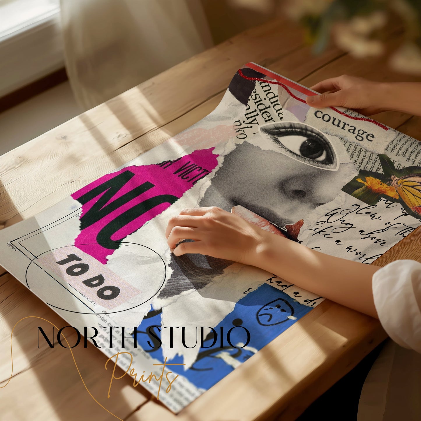 Premium Poster of Inspirational Collage Art Posters for Wall Decor