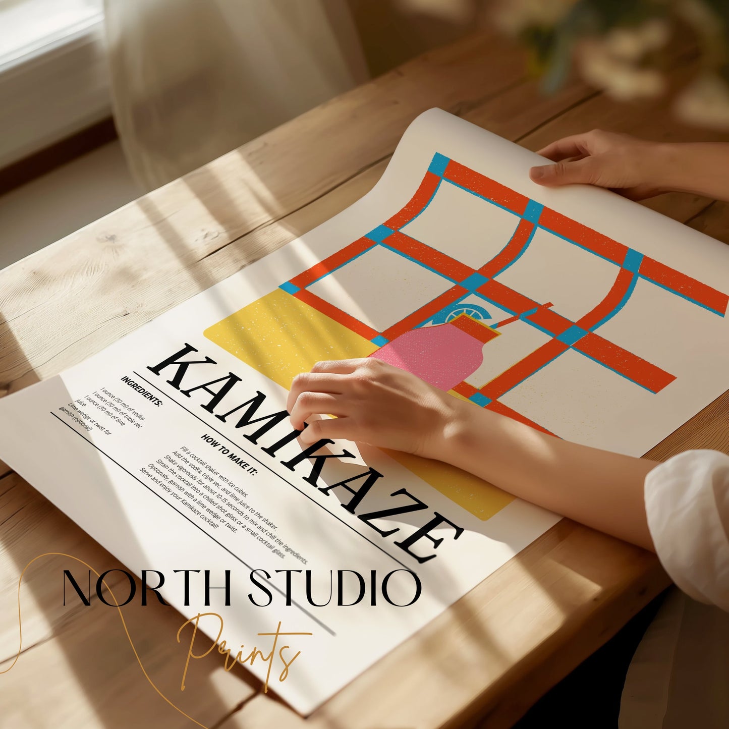 Premium Poster of Instructions for Kamikaze Cocktail Posters