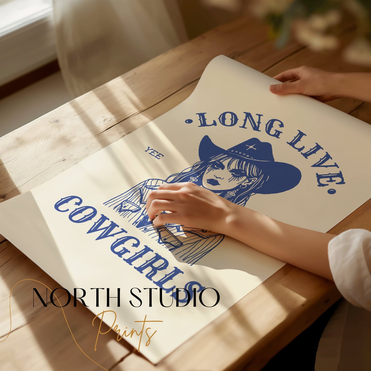 Premium Poster of Long Live Cowgirls Yee Haw Art Prints and Posters