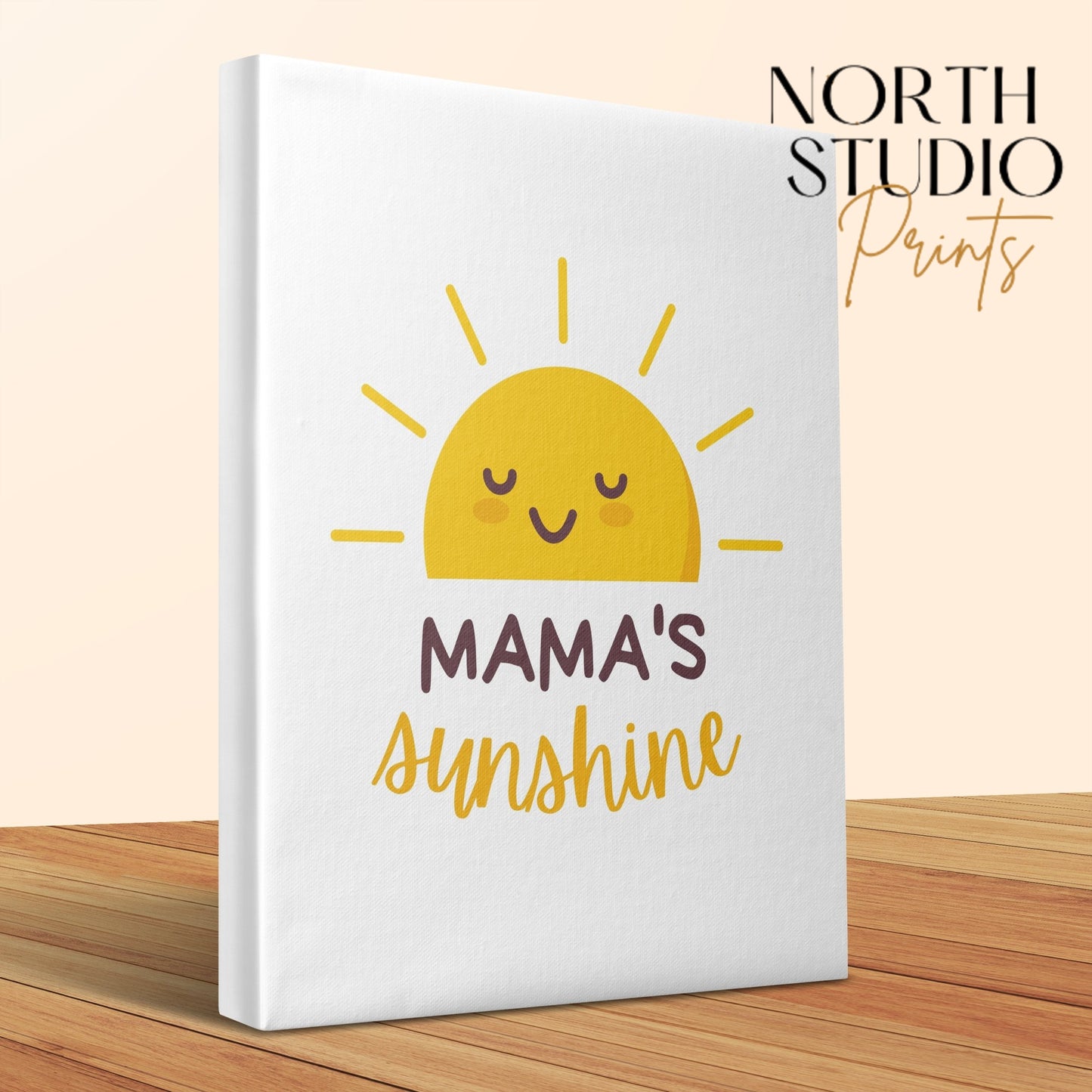 Premium Poster of Mama's Sunshine Nursery Wall Art Canvas Wraps
