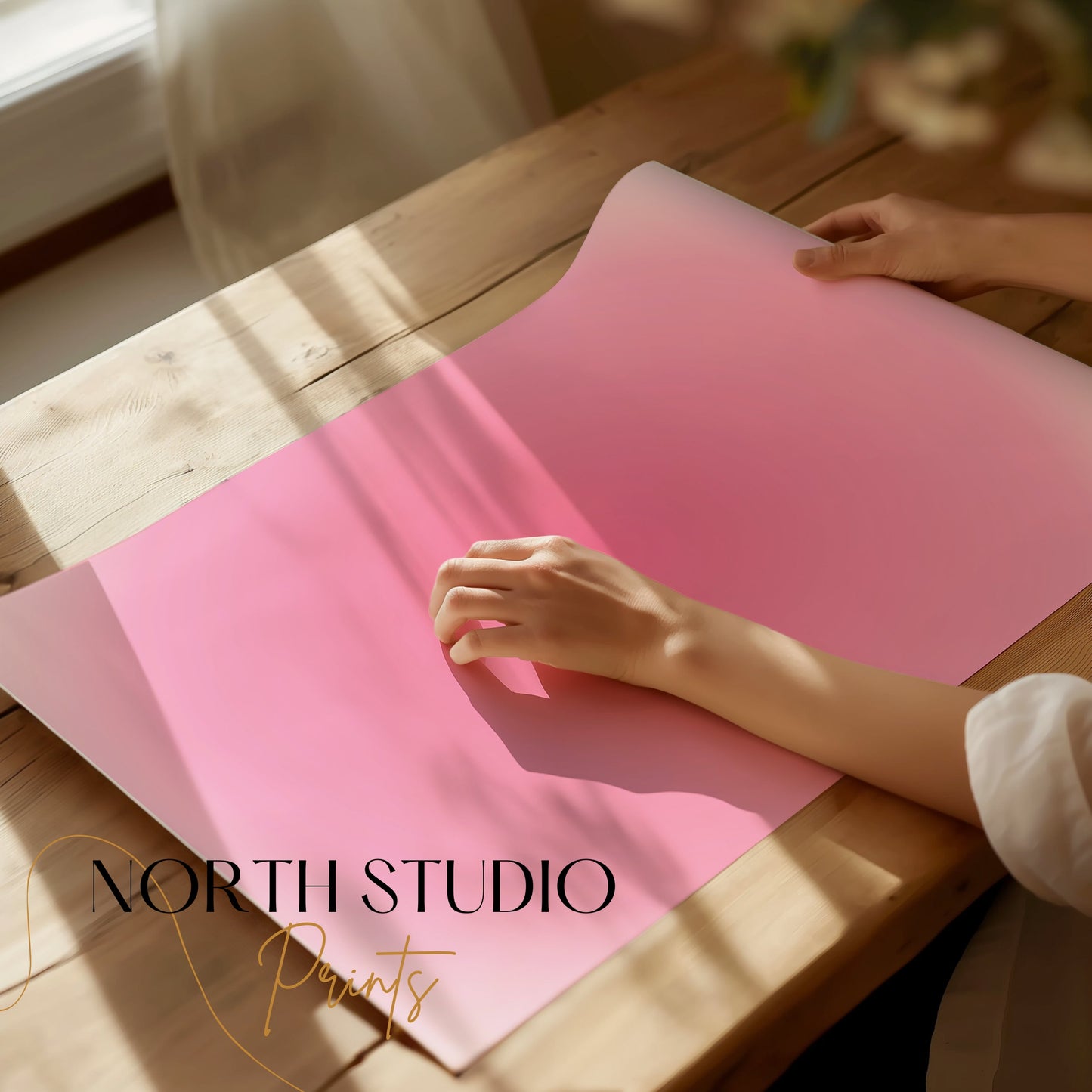 Premium Poster of Mesmerizing Pink Vibrant Circular Gradient Art Posters