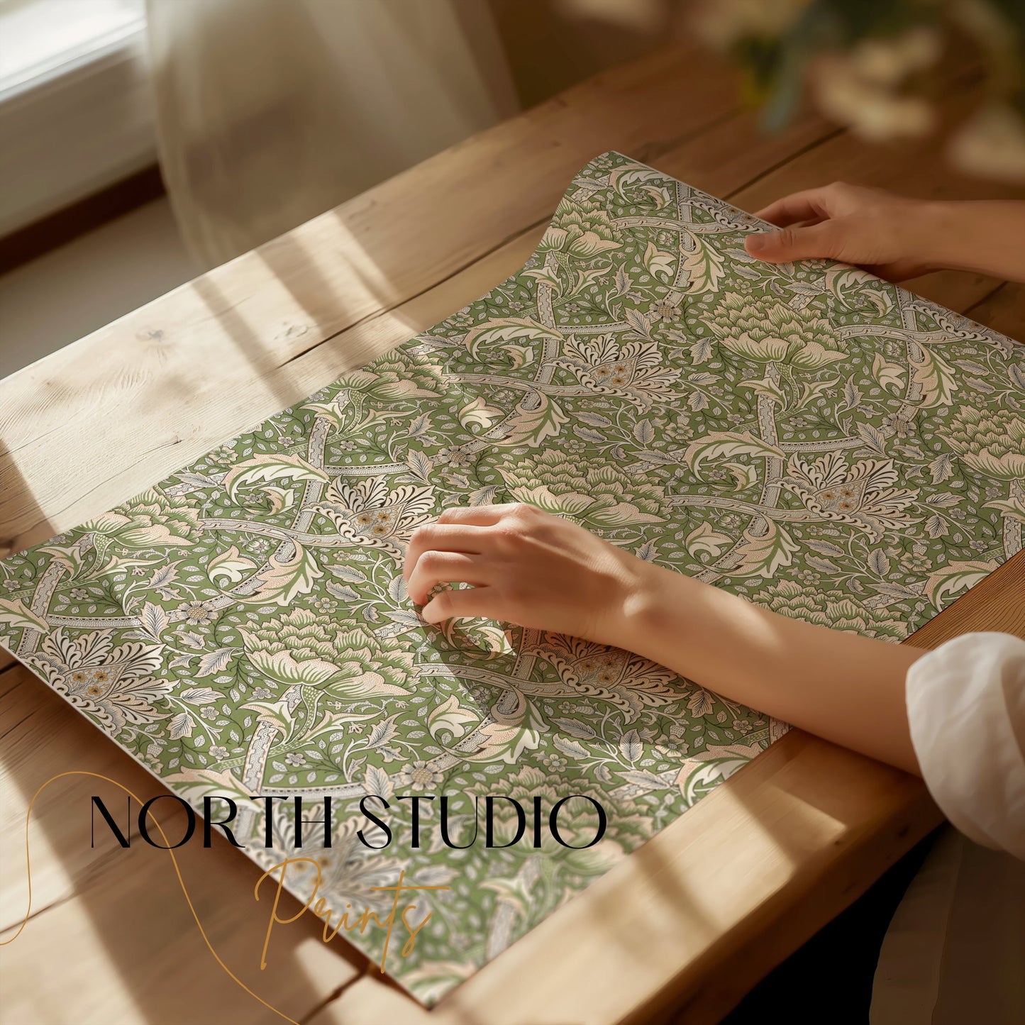 Premium Poster of Ornate Nature Inspired William Morris Pattern Posters