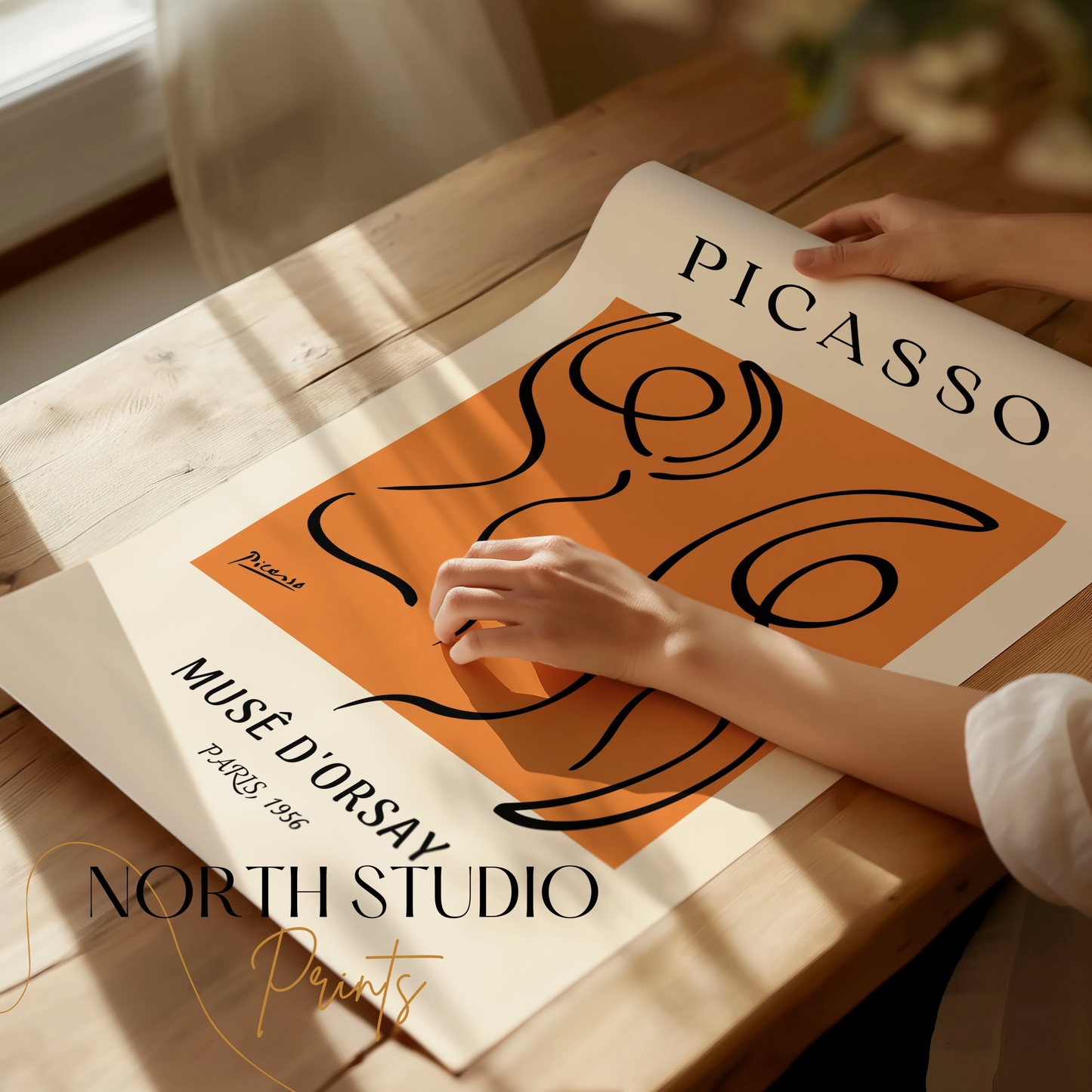 Premium Poster of Picasso Muse D'Orsay Paris 1956 Art Print Posters