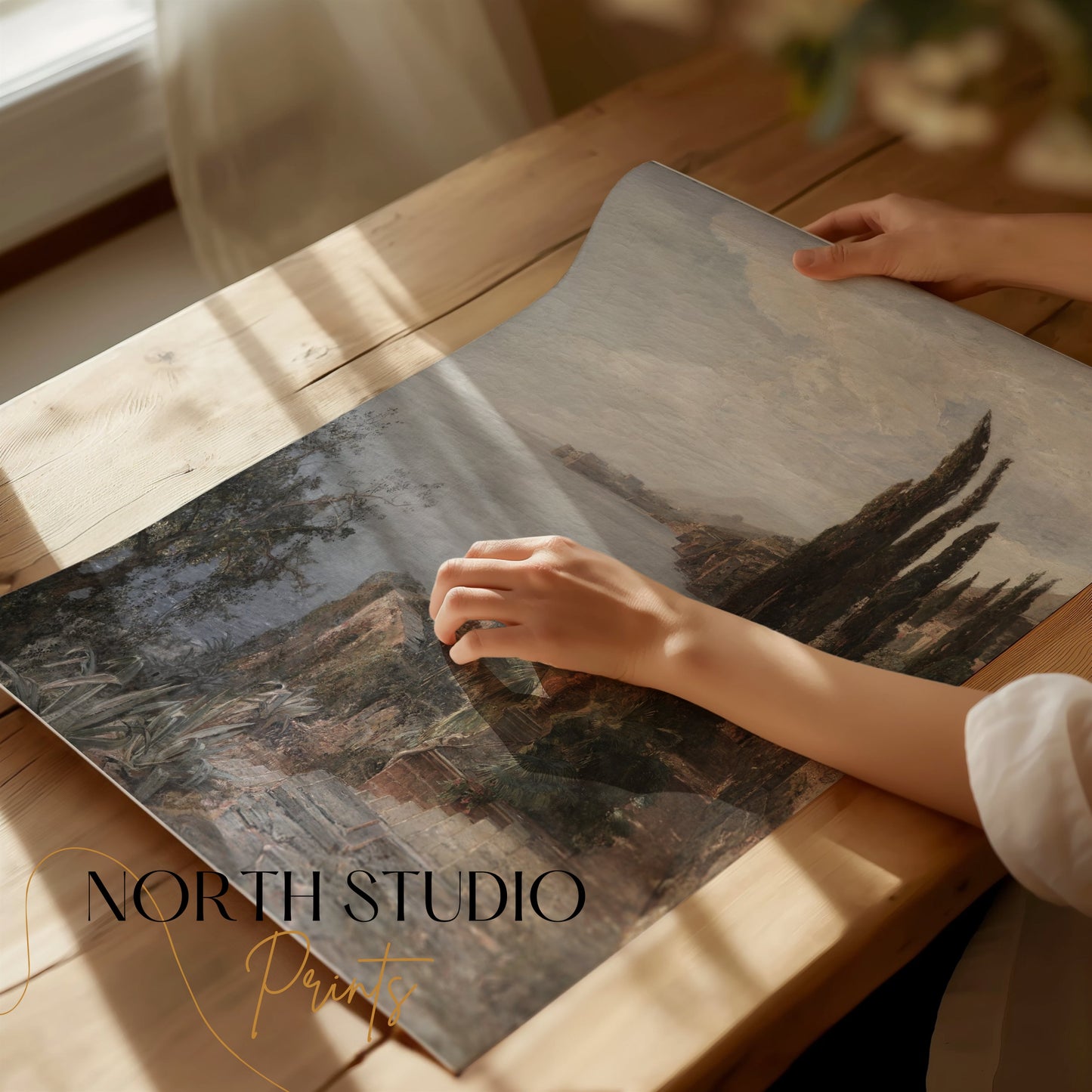 Premium Poster of Stunning Landscape Coastal View Art Print Posters
