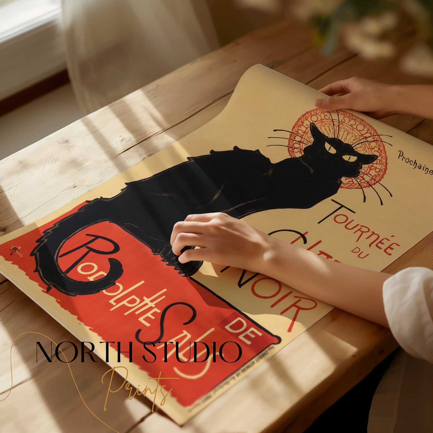 Premium Poster of Tournée du Chat Noir de Rodolphe Salis Vintage Posters
