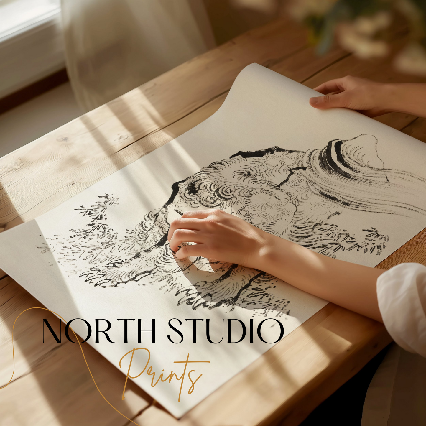 Premium Poster of Traditional Japanese Art Print for Posters