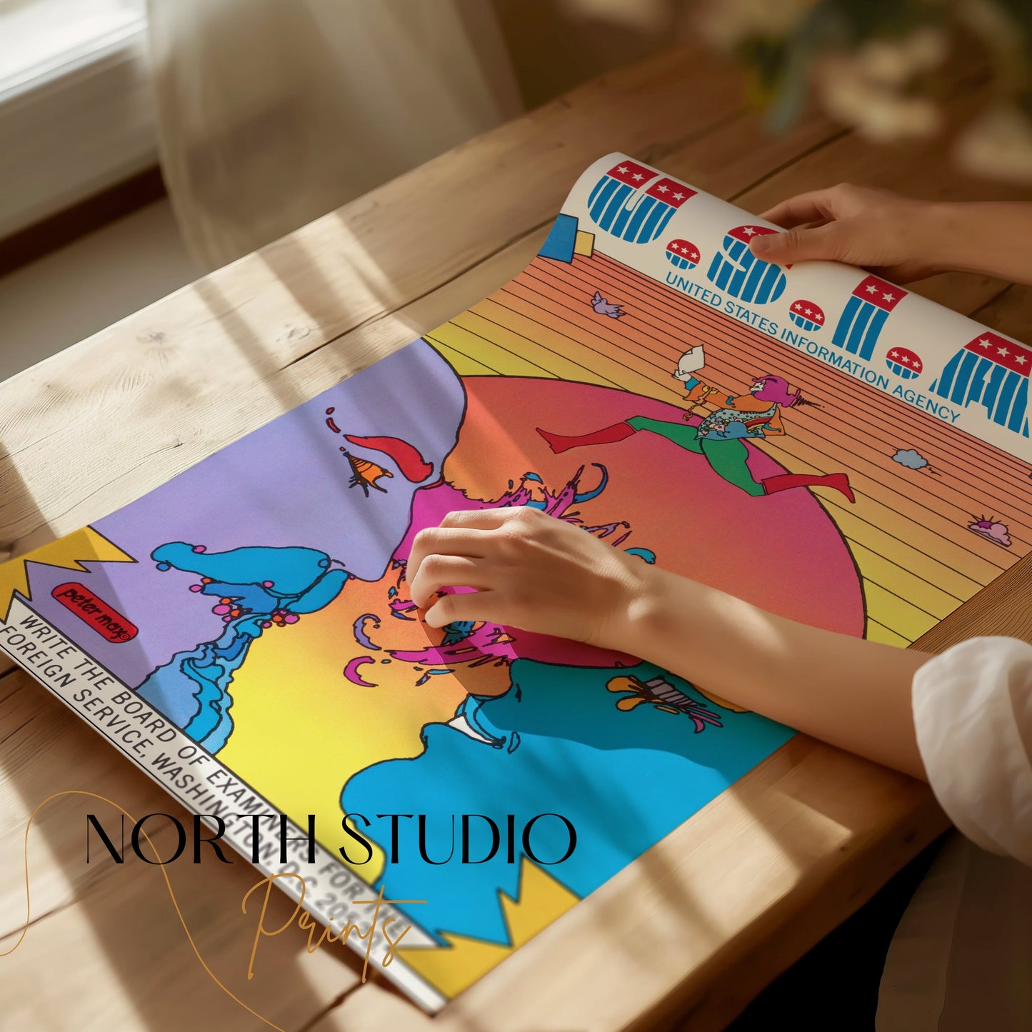 Premium Poster of Vibrant United States Information Agency Art Posters