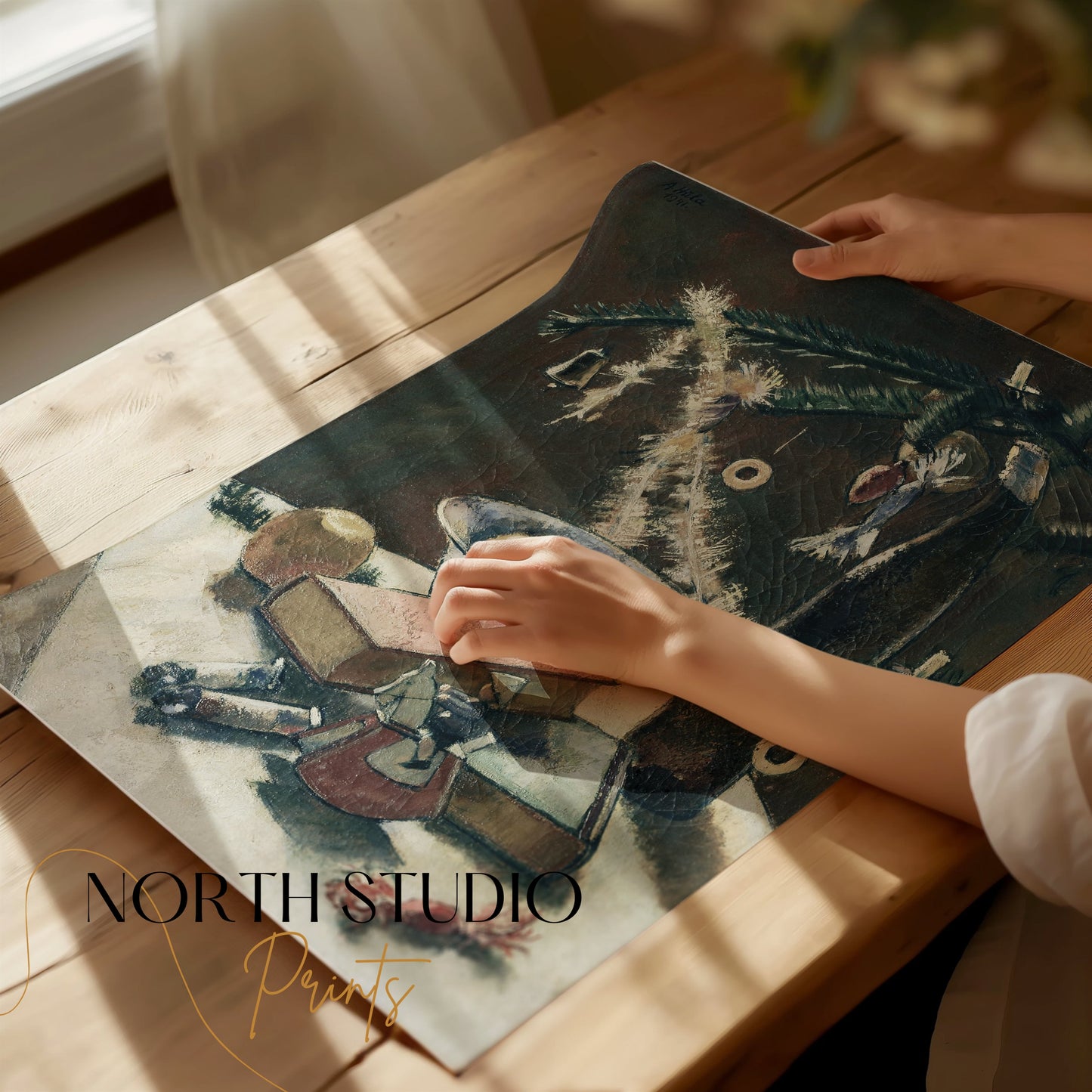 Premium Poster of Vintage Holiday Still Life Art Exquisite Wall Posters