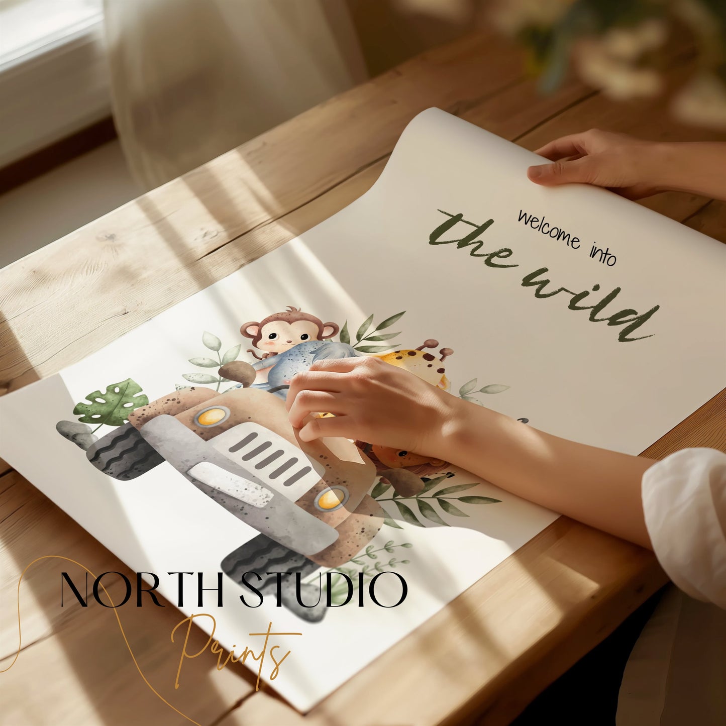 Premium Poster of Welcome into the Wild Animal Friends Car Adventure Posters