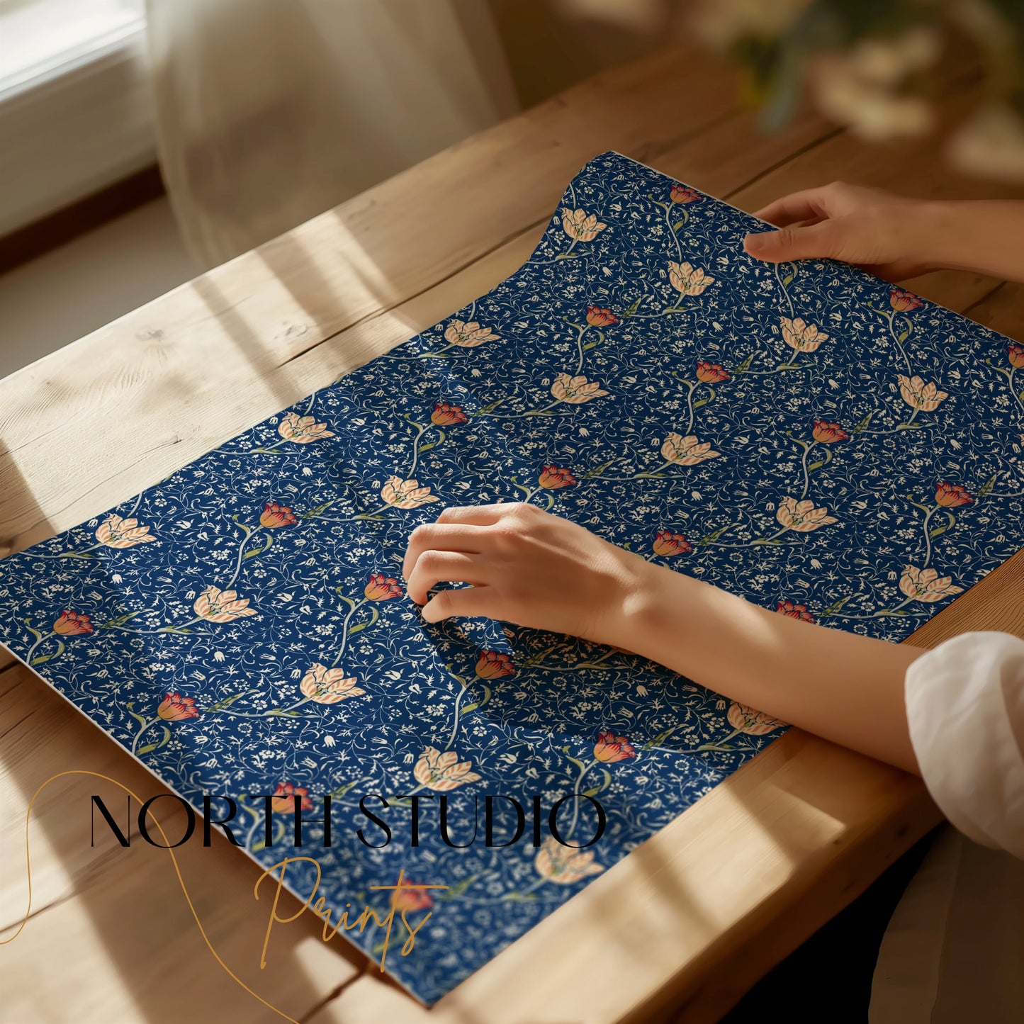 Premium Poster of William Morris Floral Pattern Vintage Style Posters
