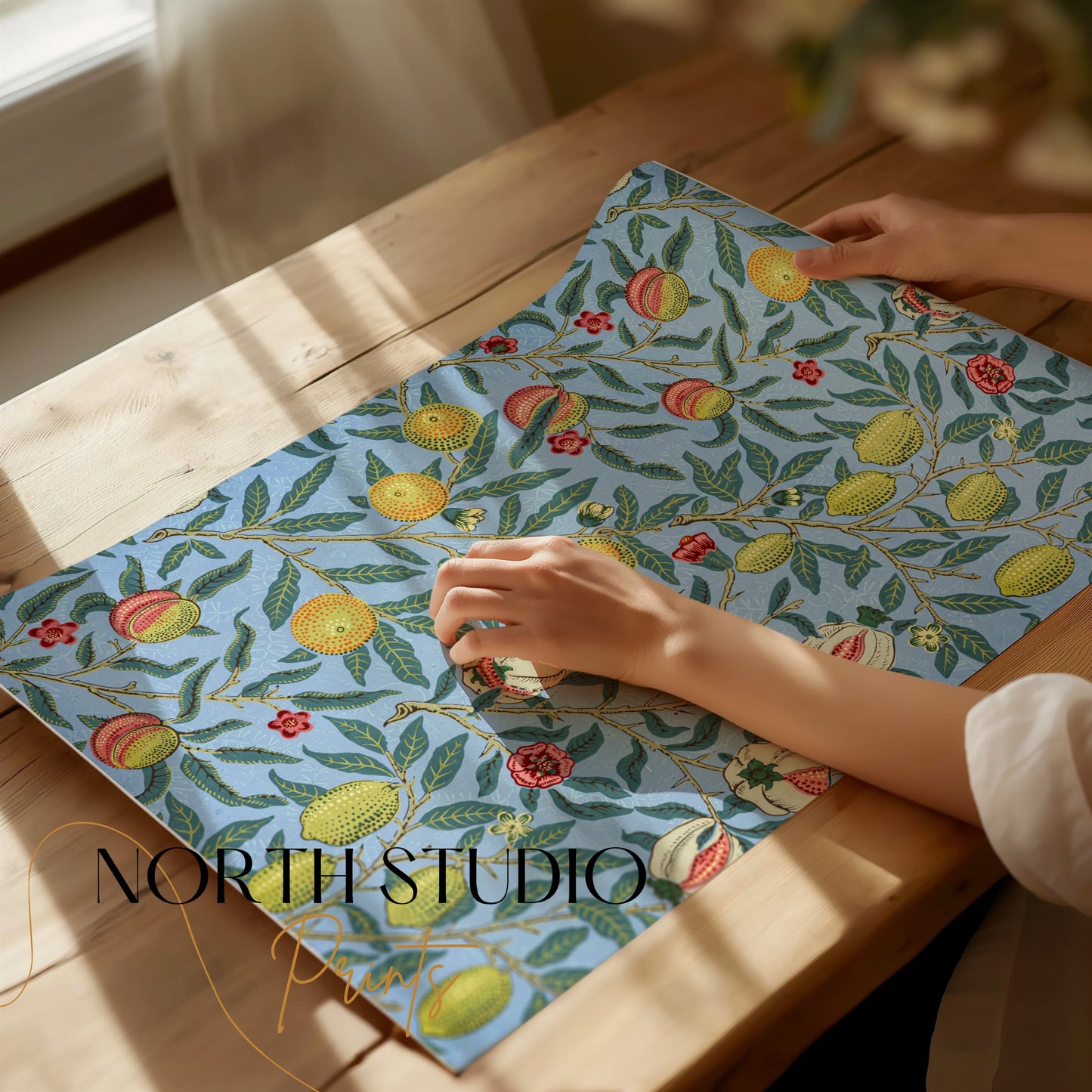 Premium Poster of William Morris Fruits and Leaves Decorative Posters