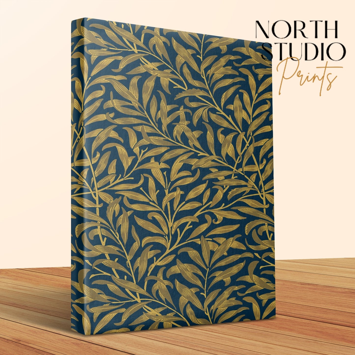 Premium Poster of William Morris Inspired Patterned Canvas Wraps