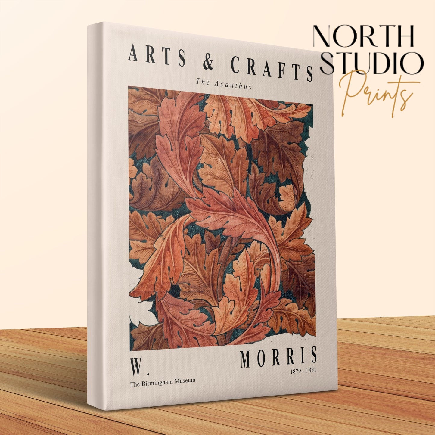 Premium Poster of William Morris The Acanthus Arts Canvas Wraps