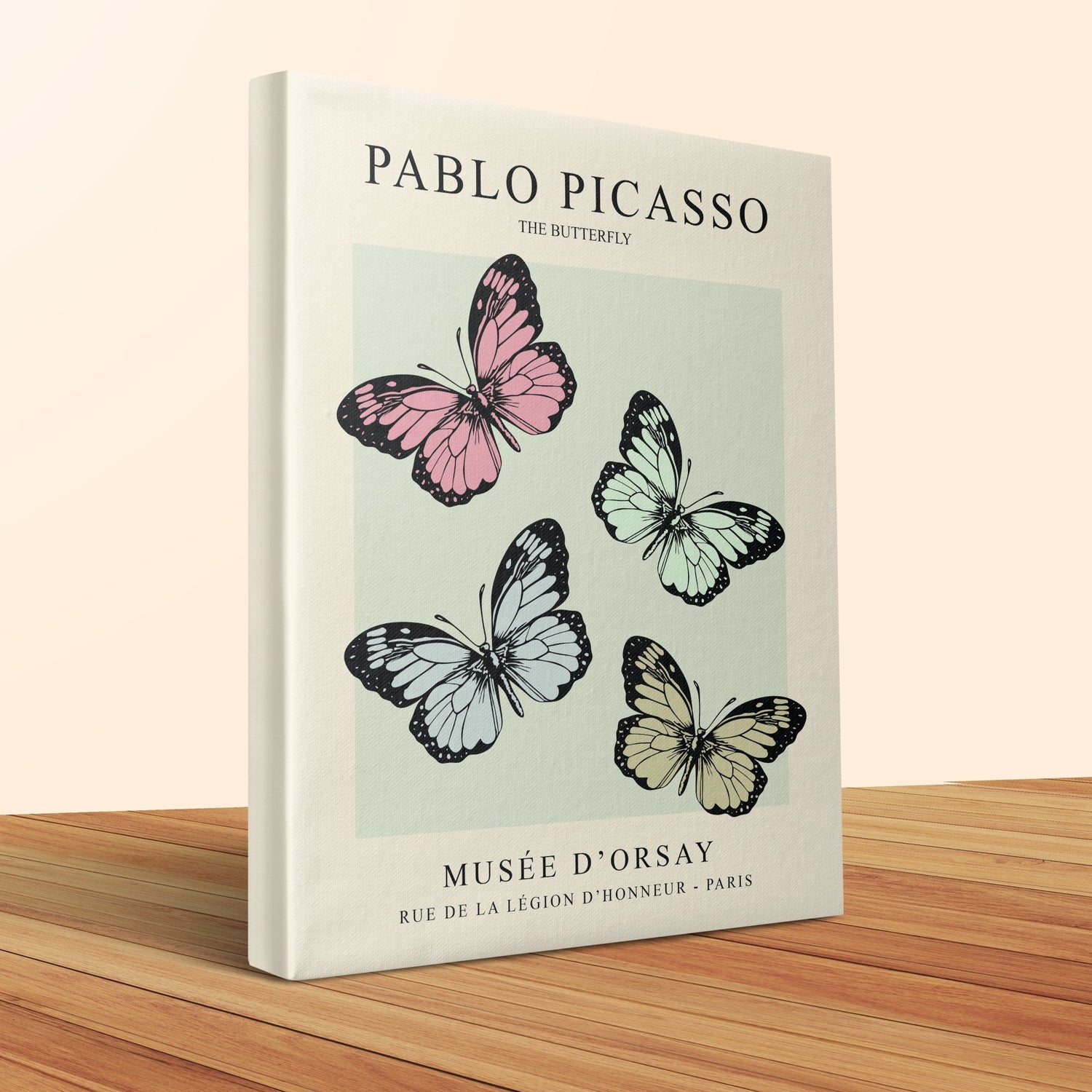 Abstract canvas wall art by Pablo Picasso titled "Musée d'orsay" featuring vibrant colors and dreamlike forms.