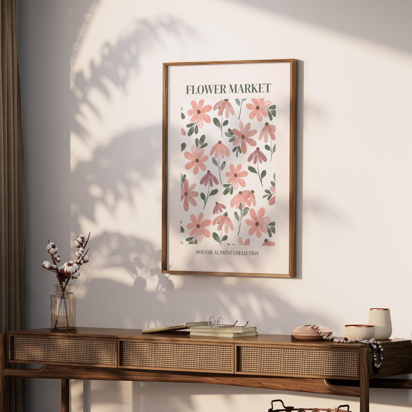Premium Poster of Flower Market Botanical Print Collection Posters