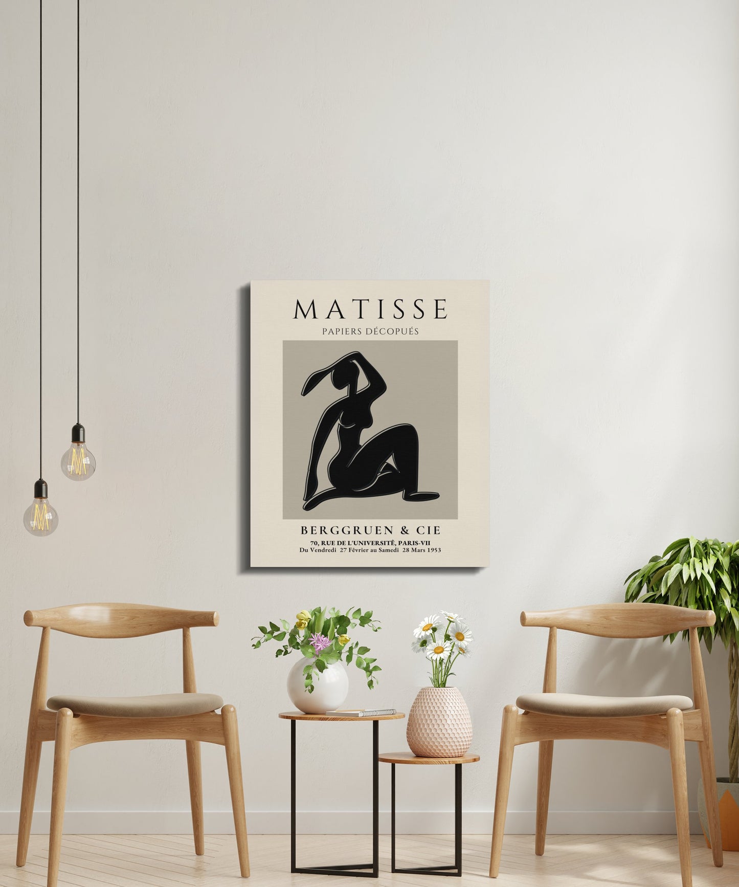 Premium Poster of Henri Matisse Papiers Decoupes Canvas Wraps