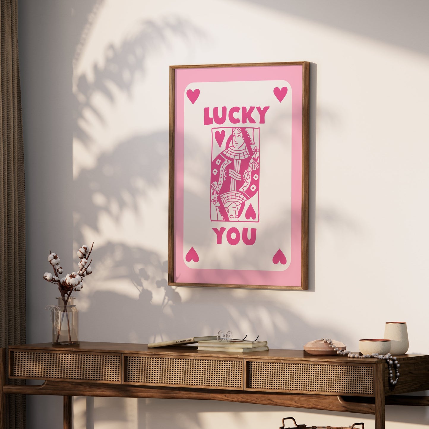 Premium Poster of Lucky You Playing Card Design Posters