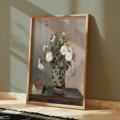 Premium Poster of Beautiful Floral Arrangement in Vase Art Print Posters