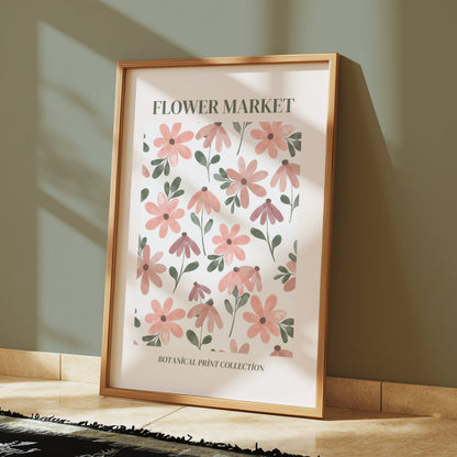 Premium Poster of Flower Market Botanical Print Collection Posters