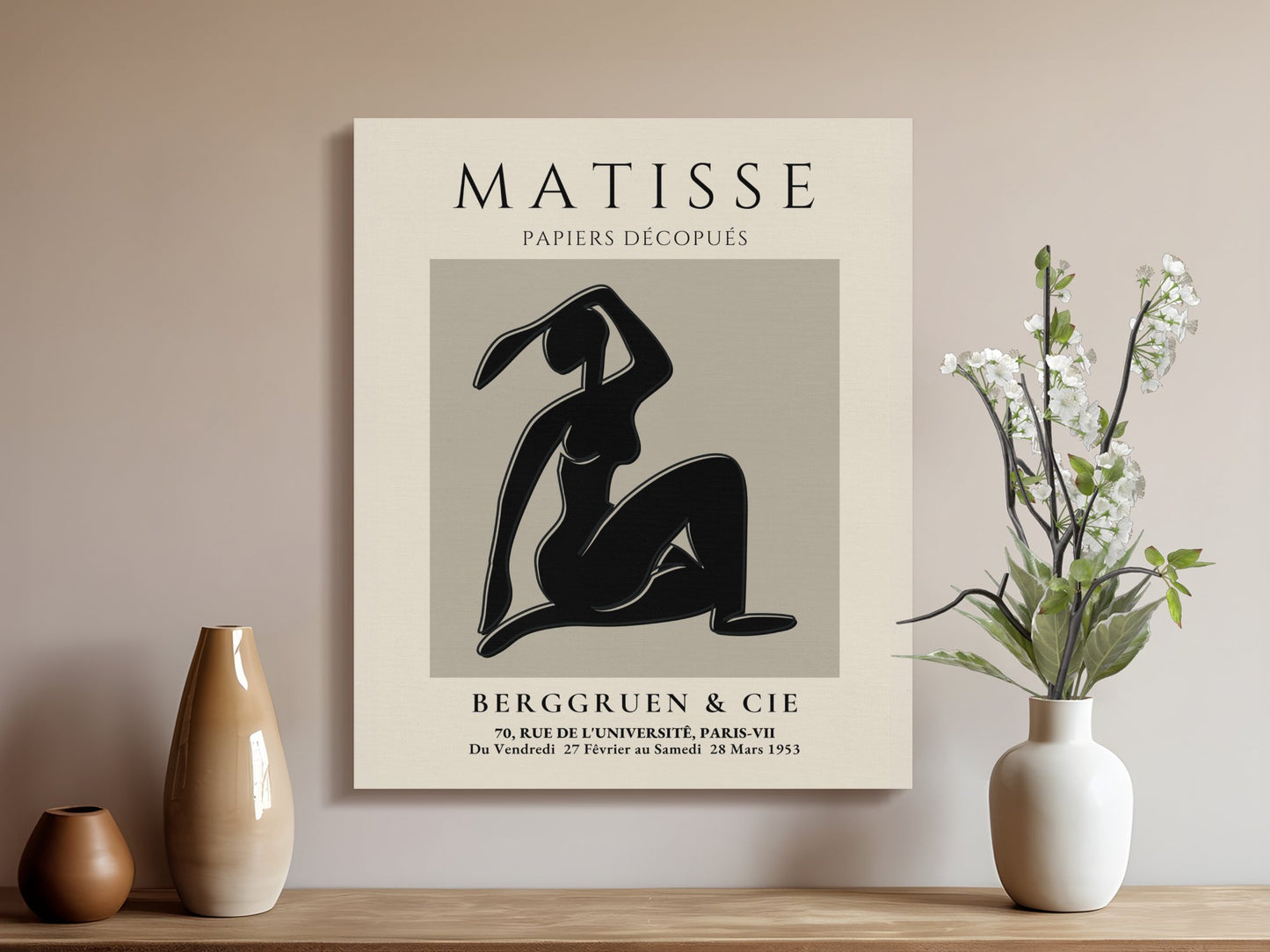 Premium Poster of Henri Matisse Papiers Decoupes Canvas Wraps