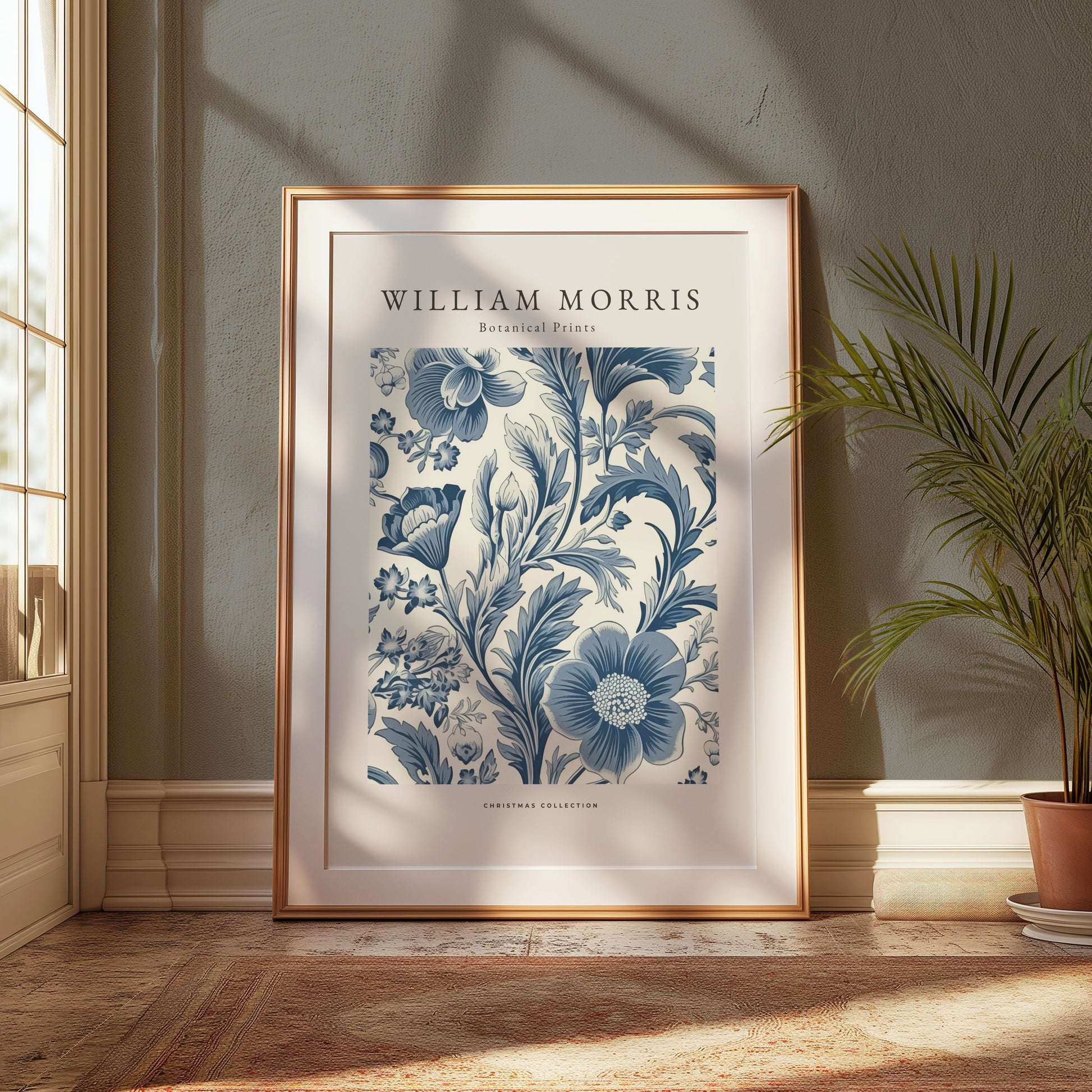 Premium Poster of William Morris Botanical Prints Christmas Collection Posters