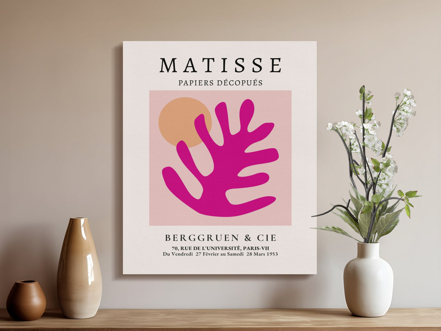 Premium Poster of Henri Matisse Wall Art Papiers Découpés Canvas Wraps