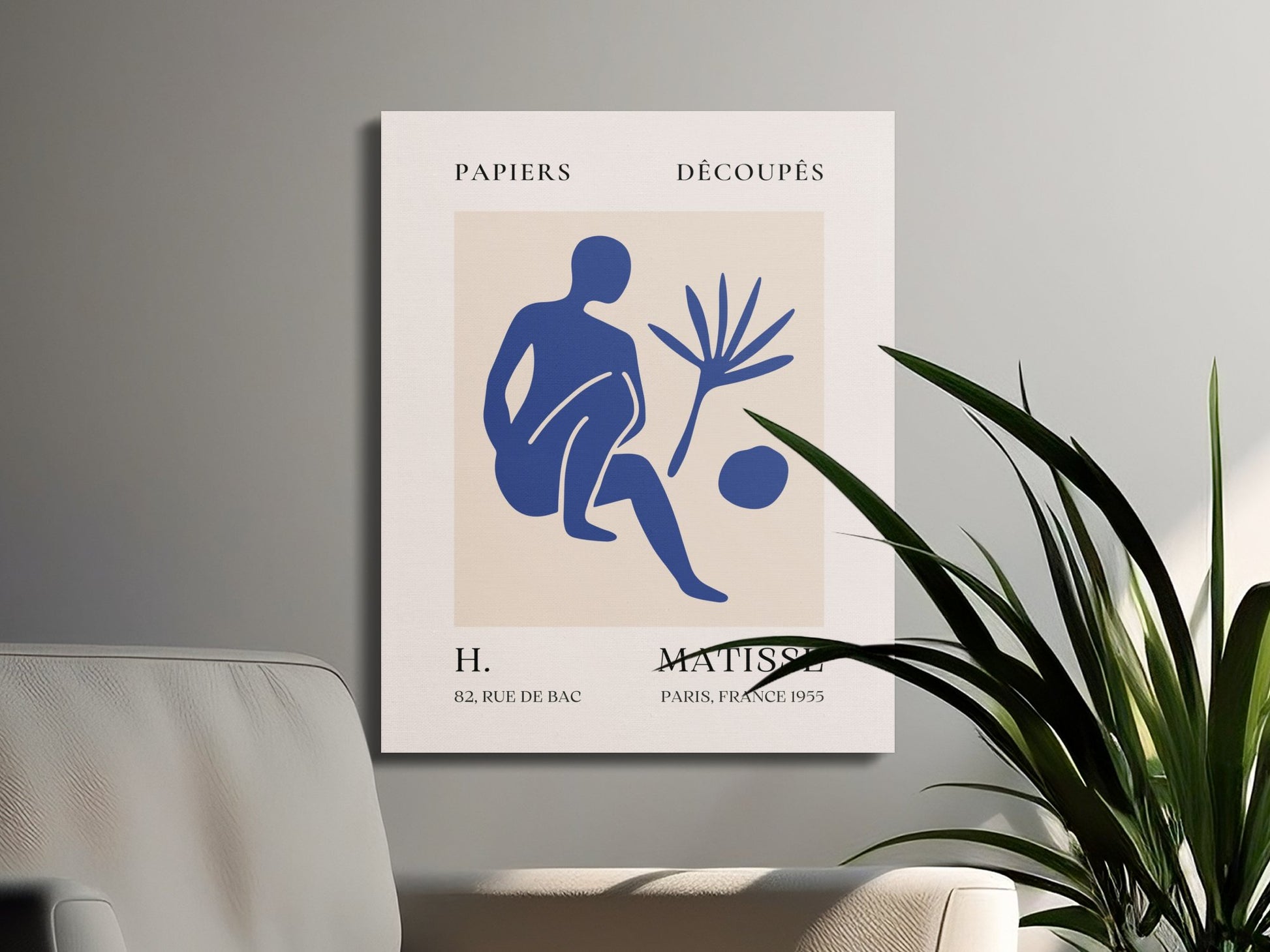 Premium Poster of Henri Matisse Wall Art Papiers Decoupés Canvas Wraps