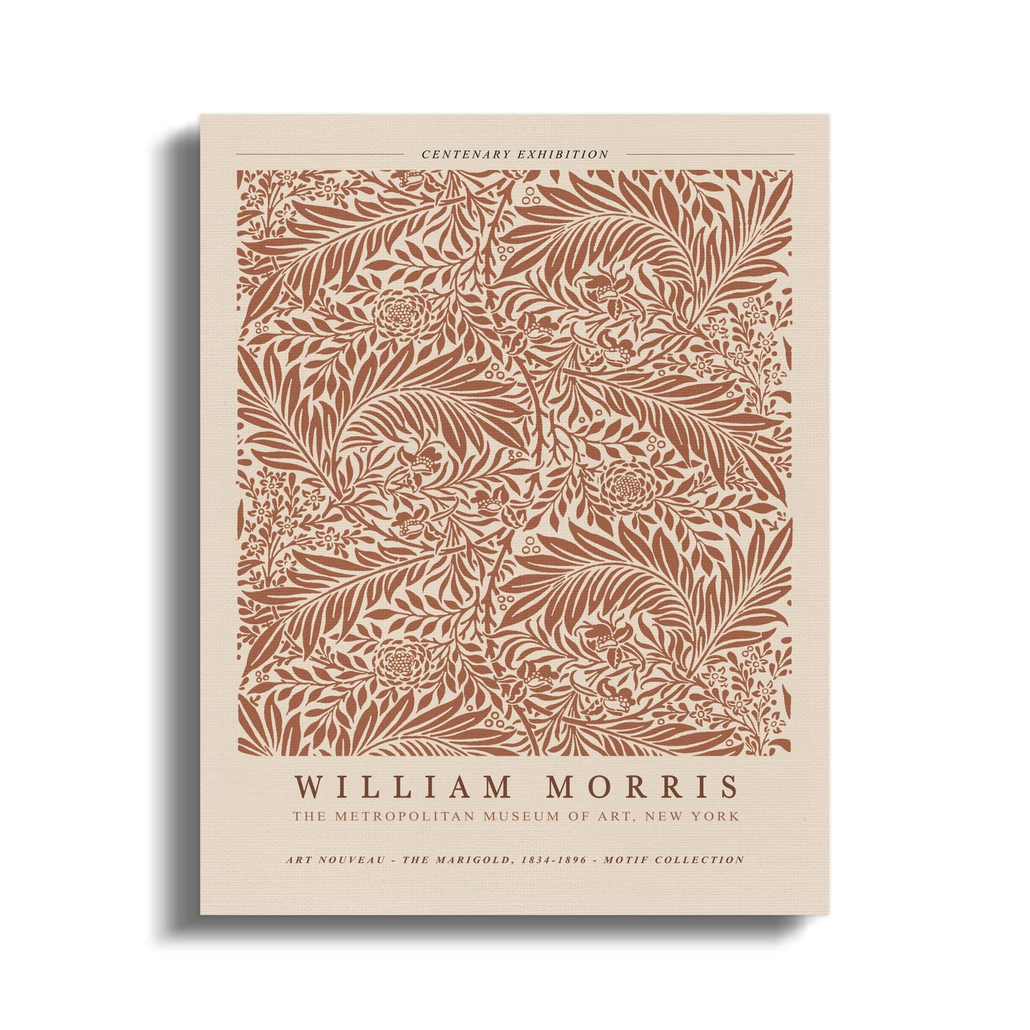 Premium Poster of Centenary Exhibition William Morris Canvas Wraps