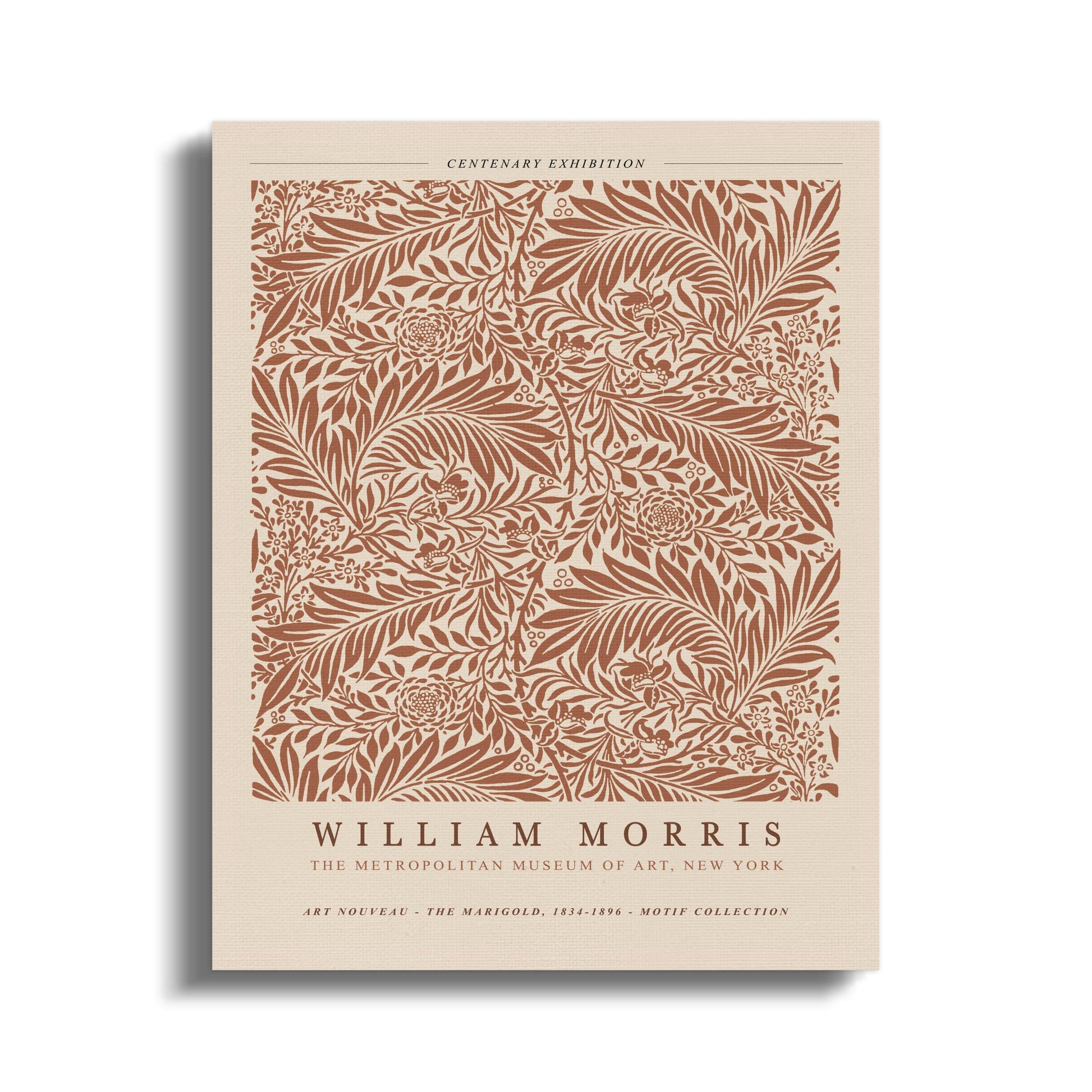 Premium Poster of Centenary Exhibition William Morris Canvas Wraps